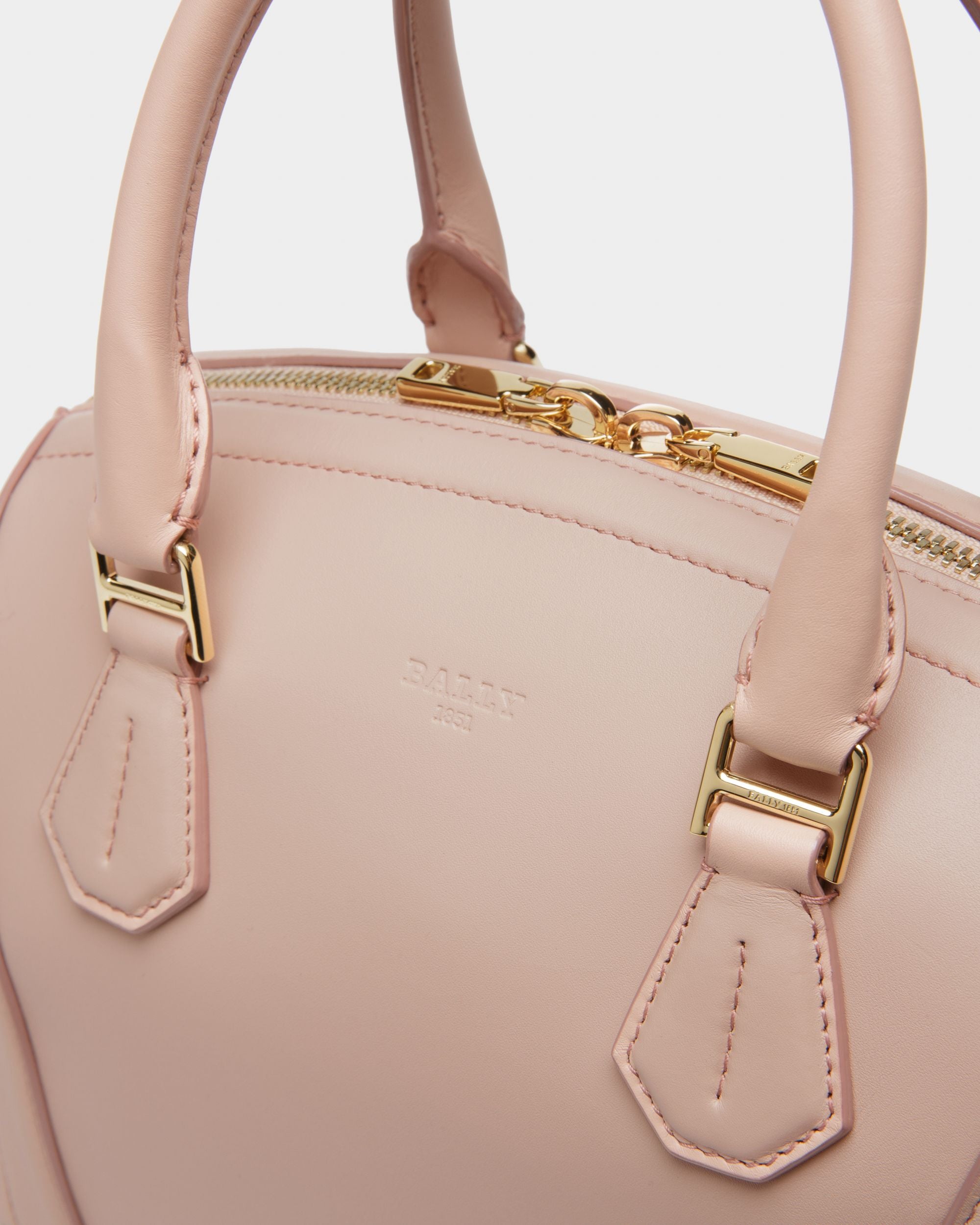 Saffi Small Minitasche Aus Leder In Blassrosa - Damen - Bally - 04