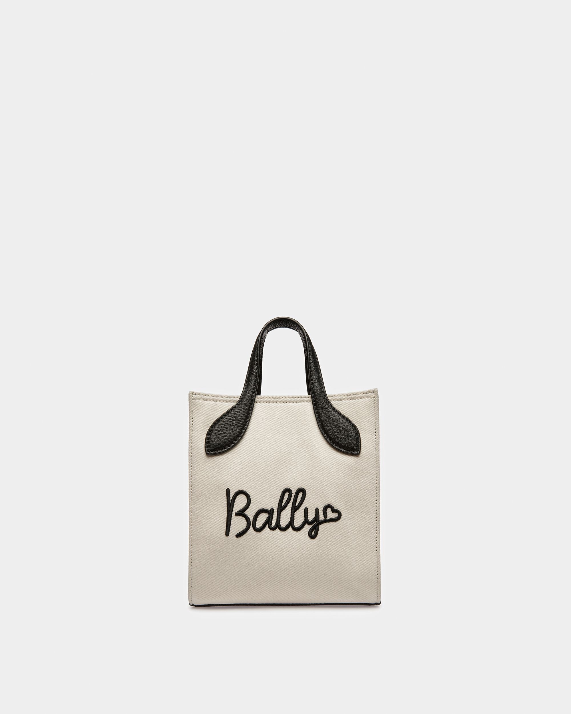 520 Minibag Aus Textil In Natur Und Schwarz - Damen - Bally - 01