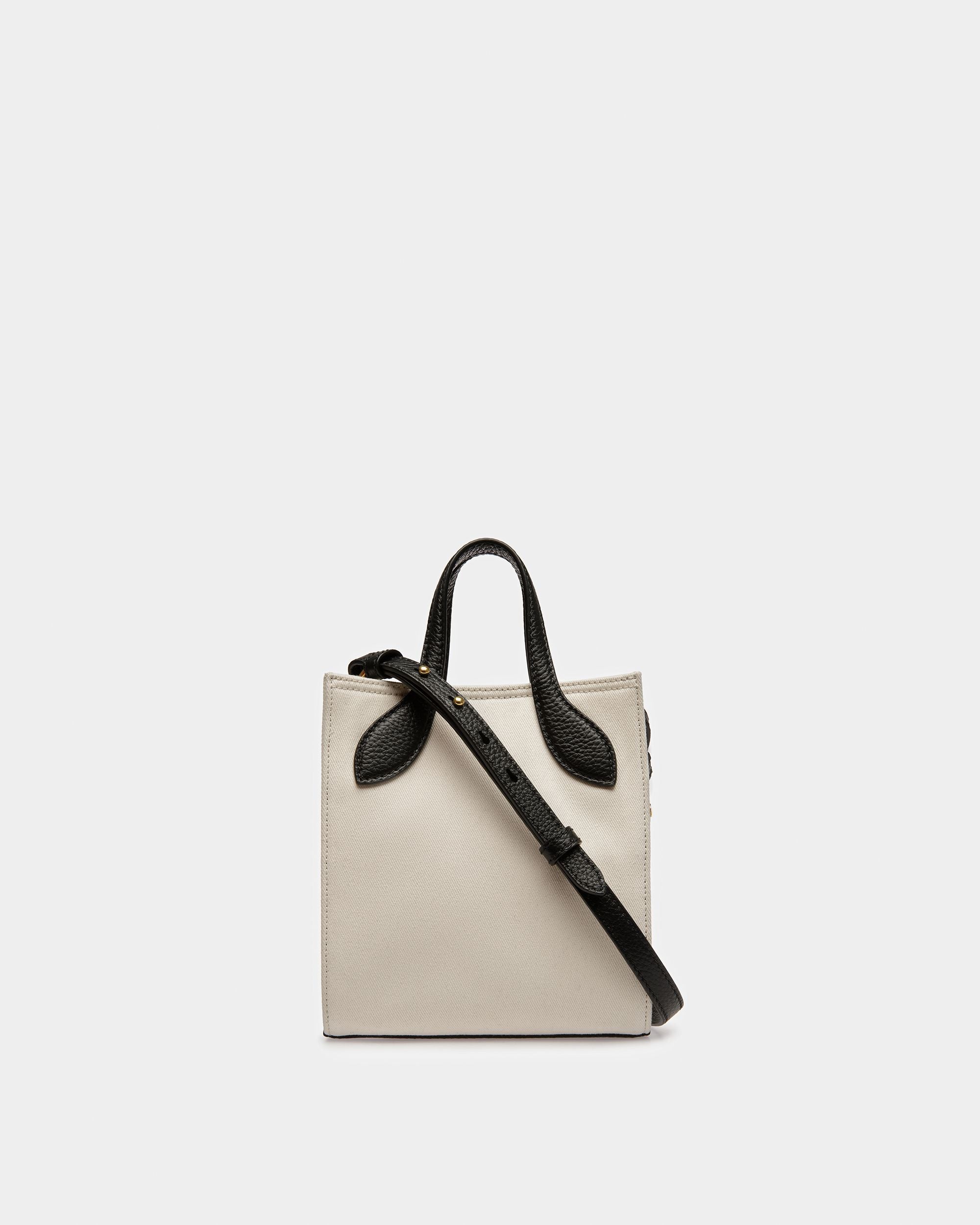 520 Minibag Aus Textil In Natur Und Schwarz - Damen - Bally - 03