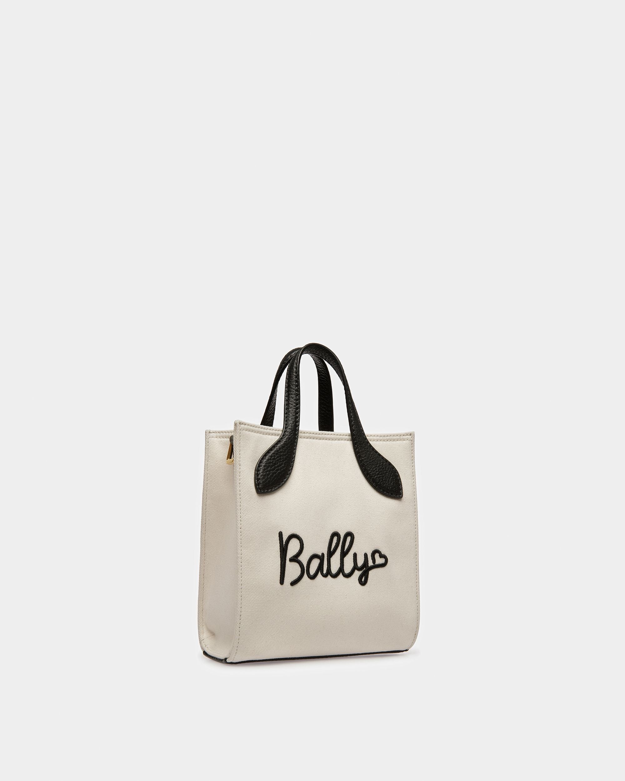 520 Minibag Aus Textil In Natur Und Schwarz - Damen - Bally - 04