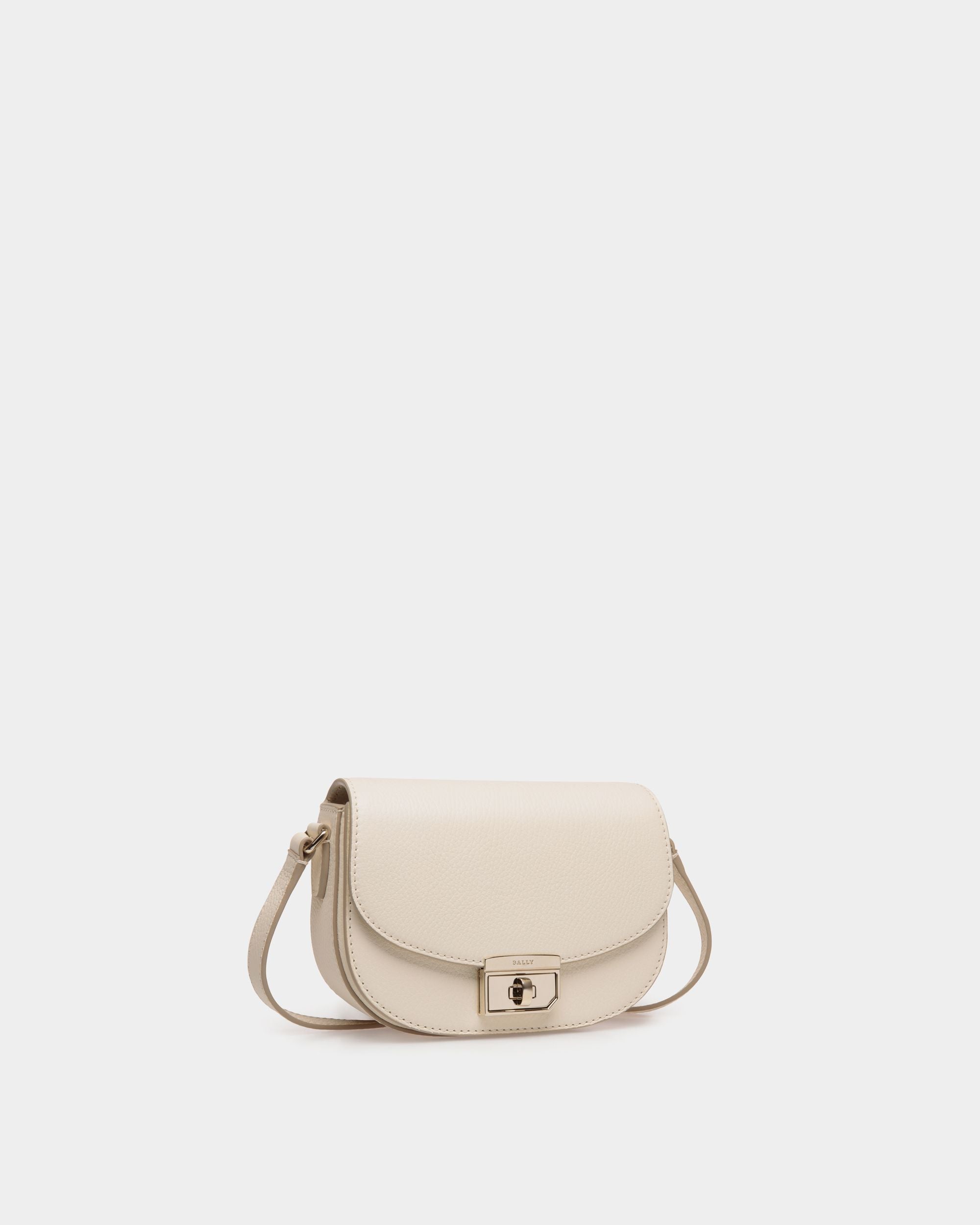 Minibag In White  Leather - Damen - Bally - 03