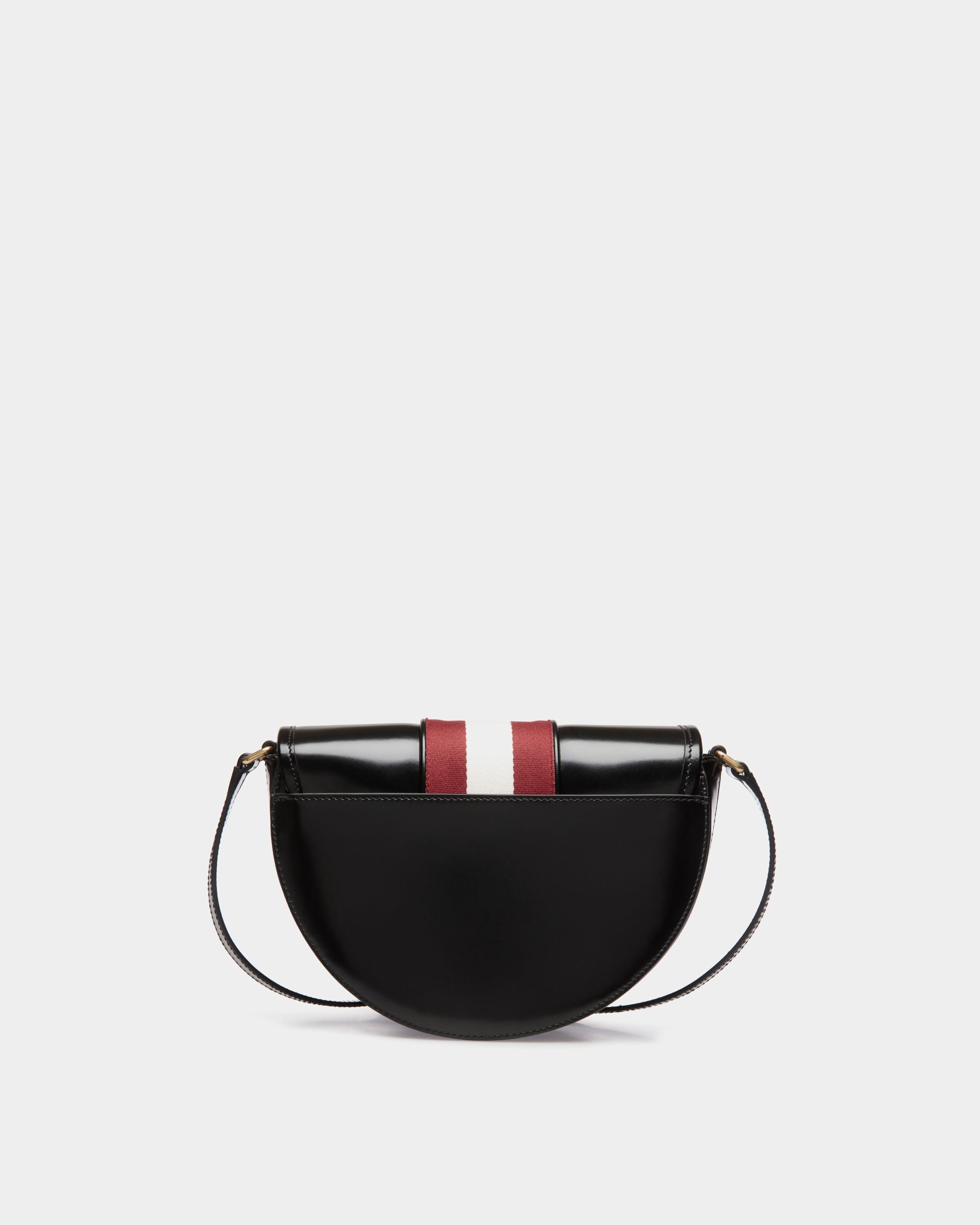 Beckett Umhängetasche Aus Schwarzem Leder Mit Bally-Ribbon-Detail - Damen - Bally - 02