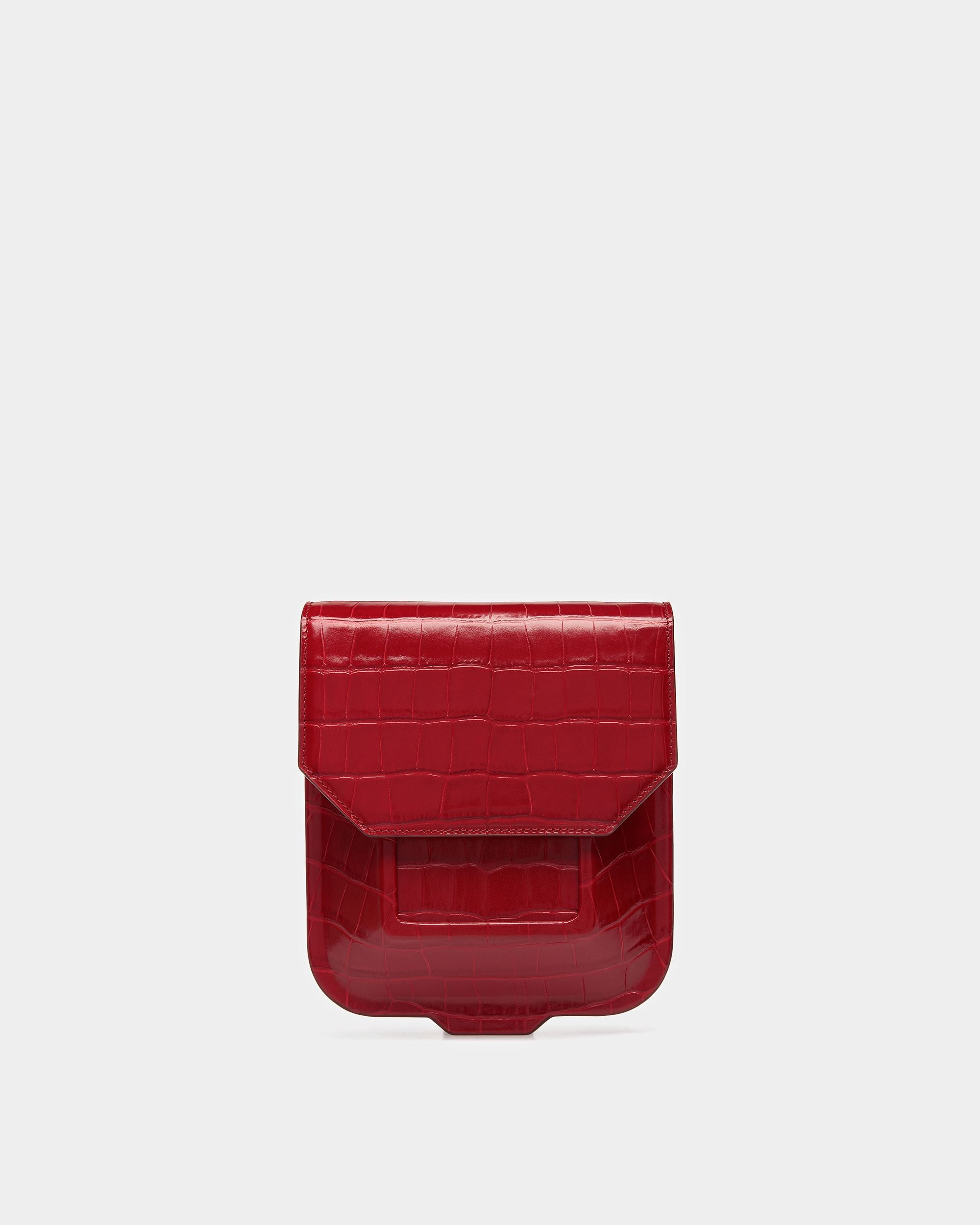 To Go Minibag Aus Leder Mit Krokoprägung - Damen - Bally - 01