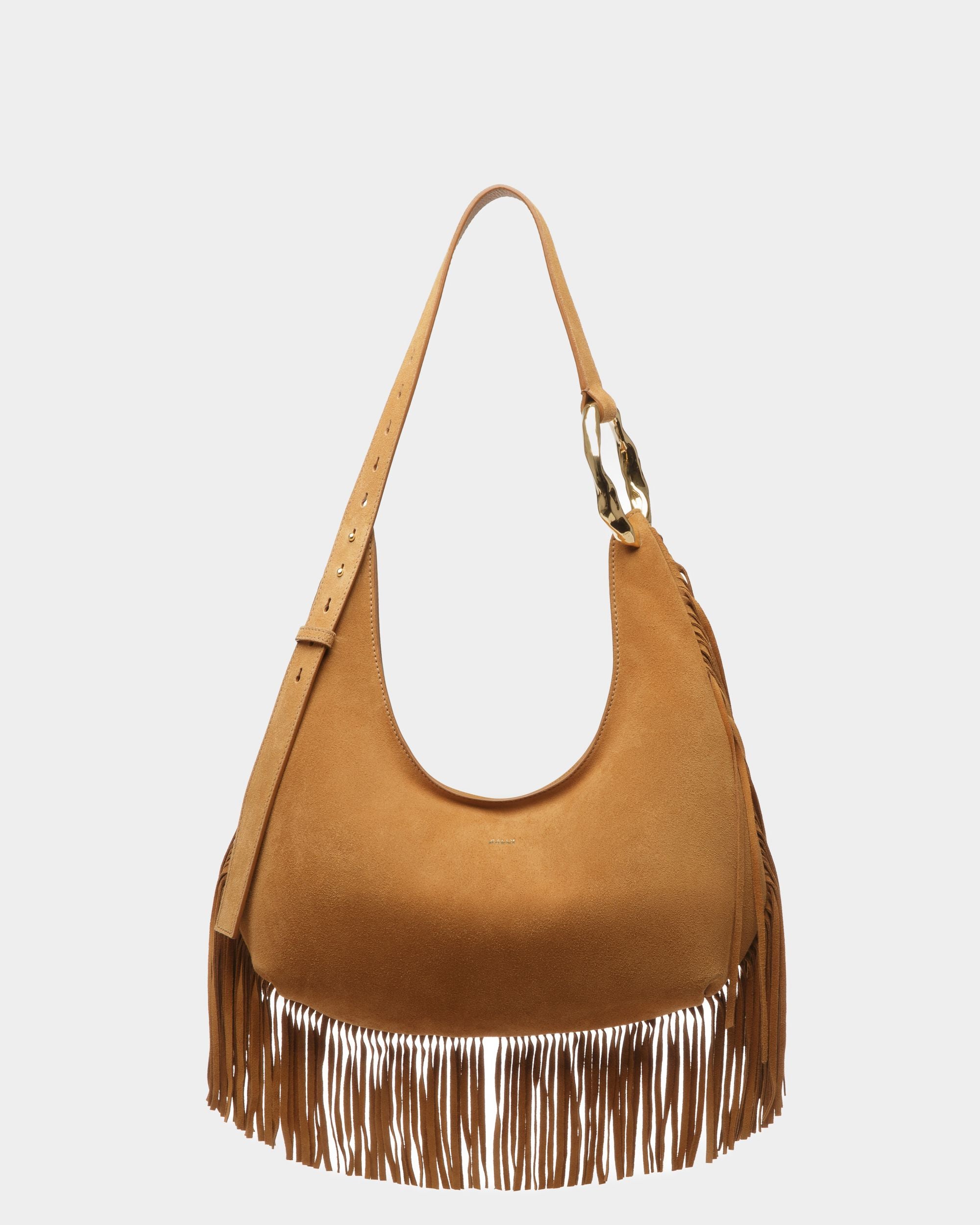 Baroque Hobo-Tasche Aus Leder in Desert - Damen - Bally - 01