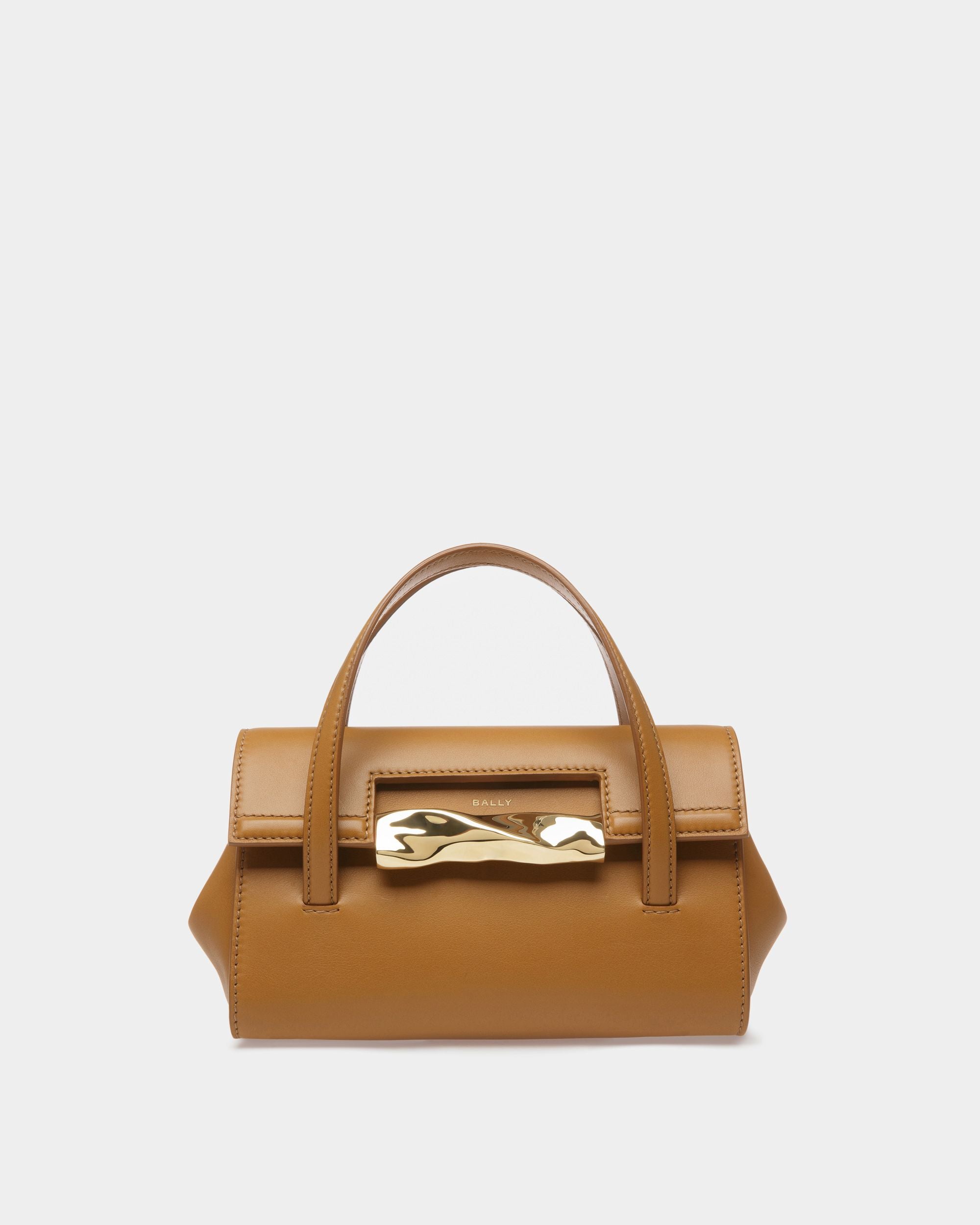 Baroque Minibag Aus Leder in Desert - Damen - Bally - 01
