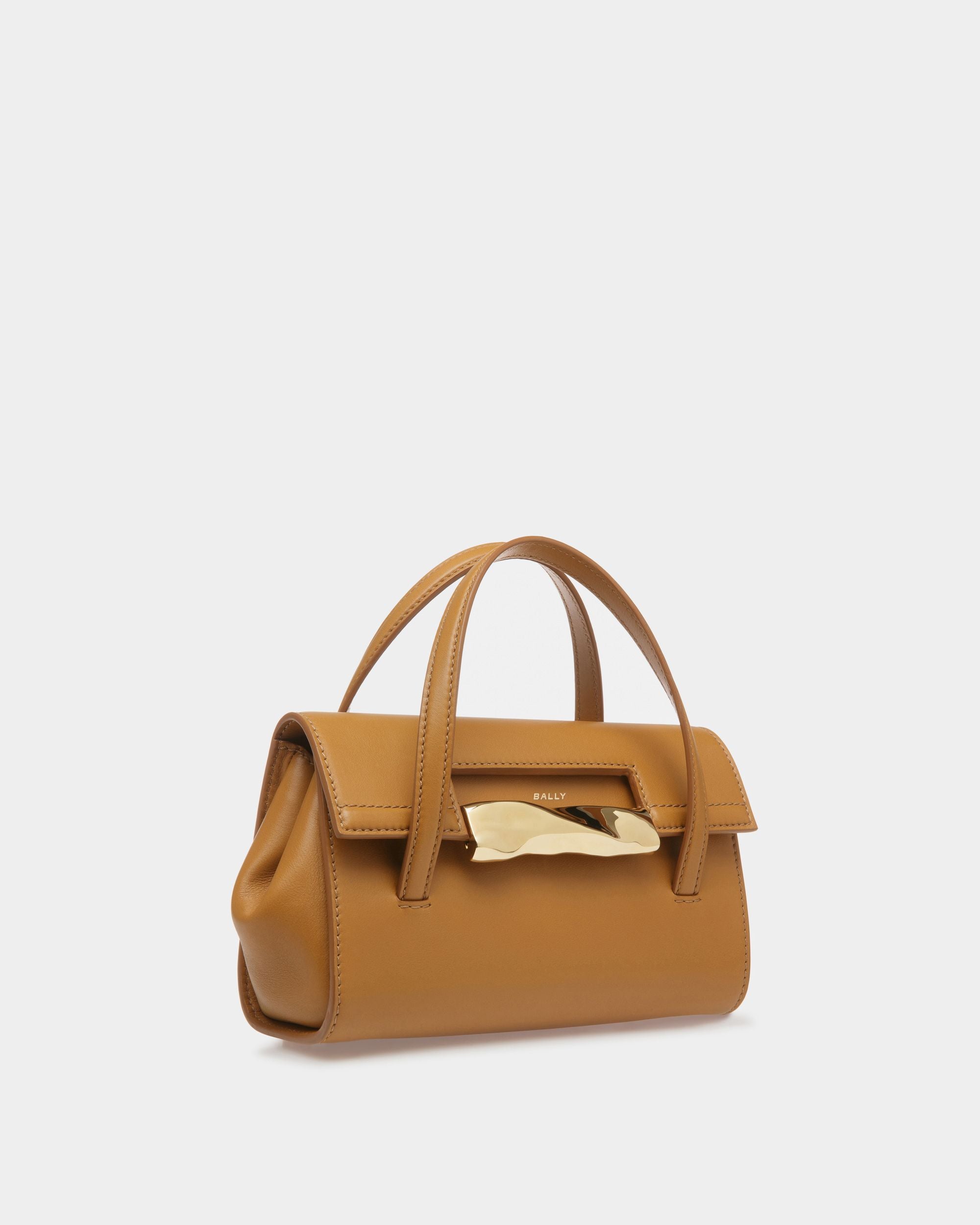 Baroque Minibag Aus Leder in Desert - Damen - Bally - 03