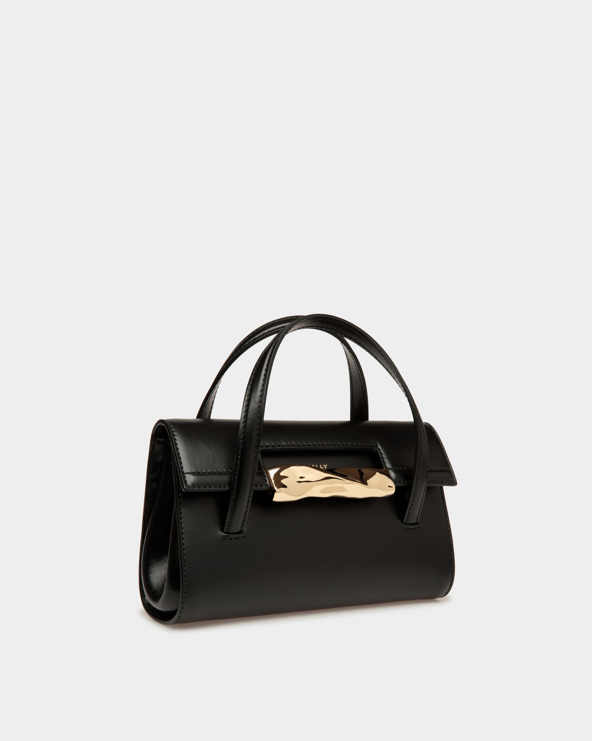 Baroque Minibag Aus Leder in Schwarz - Damen - Bally - 03
