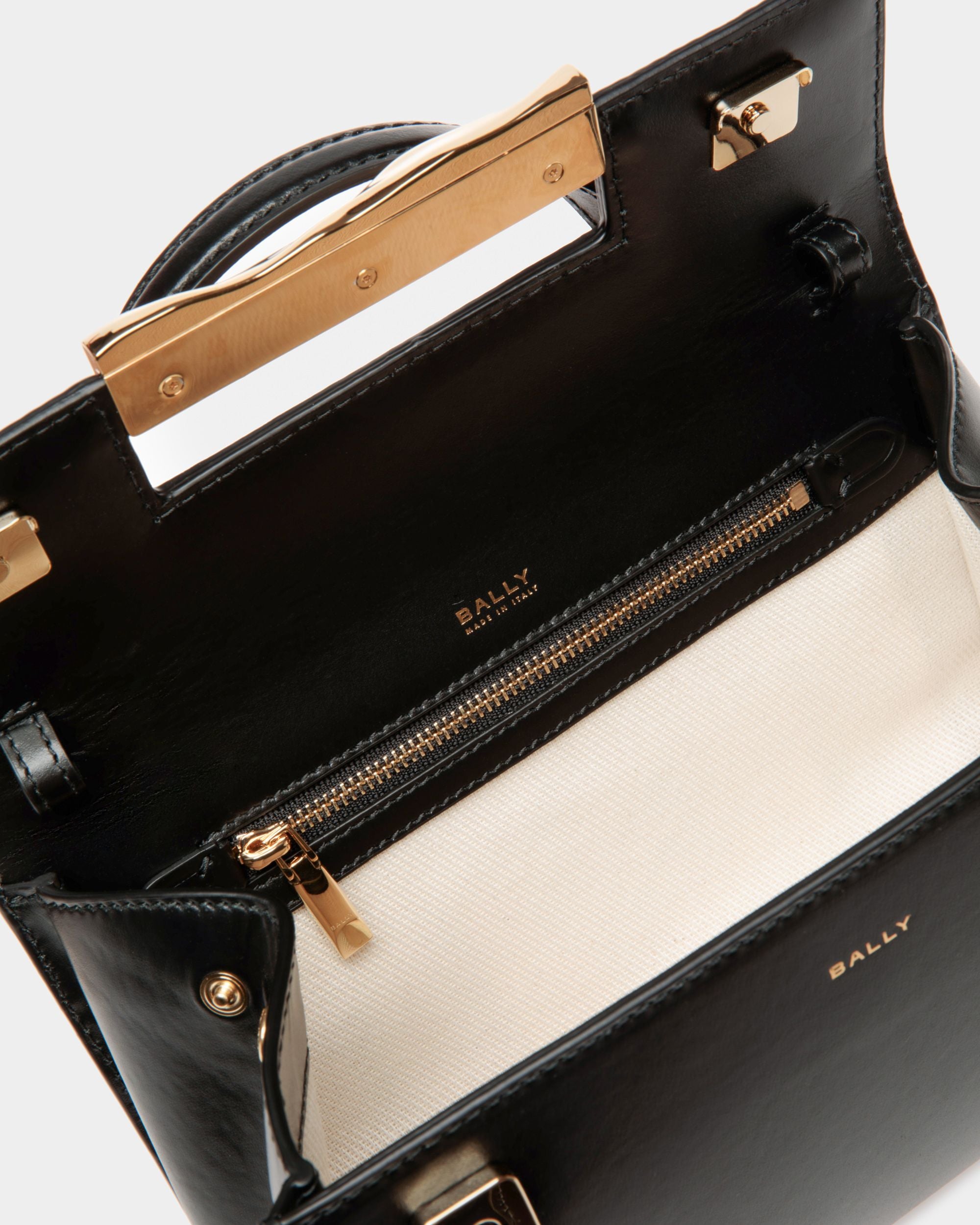 Baroque Minibag Aus Leder in Schwarz - Damen - Bally - 04