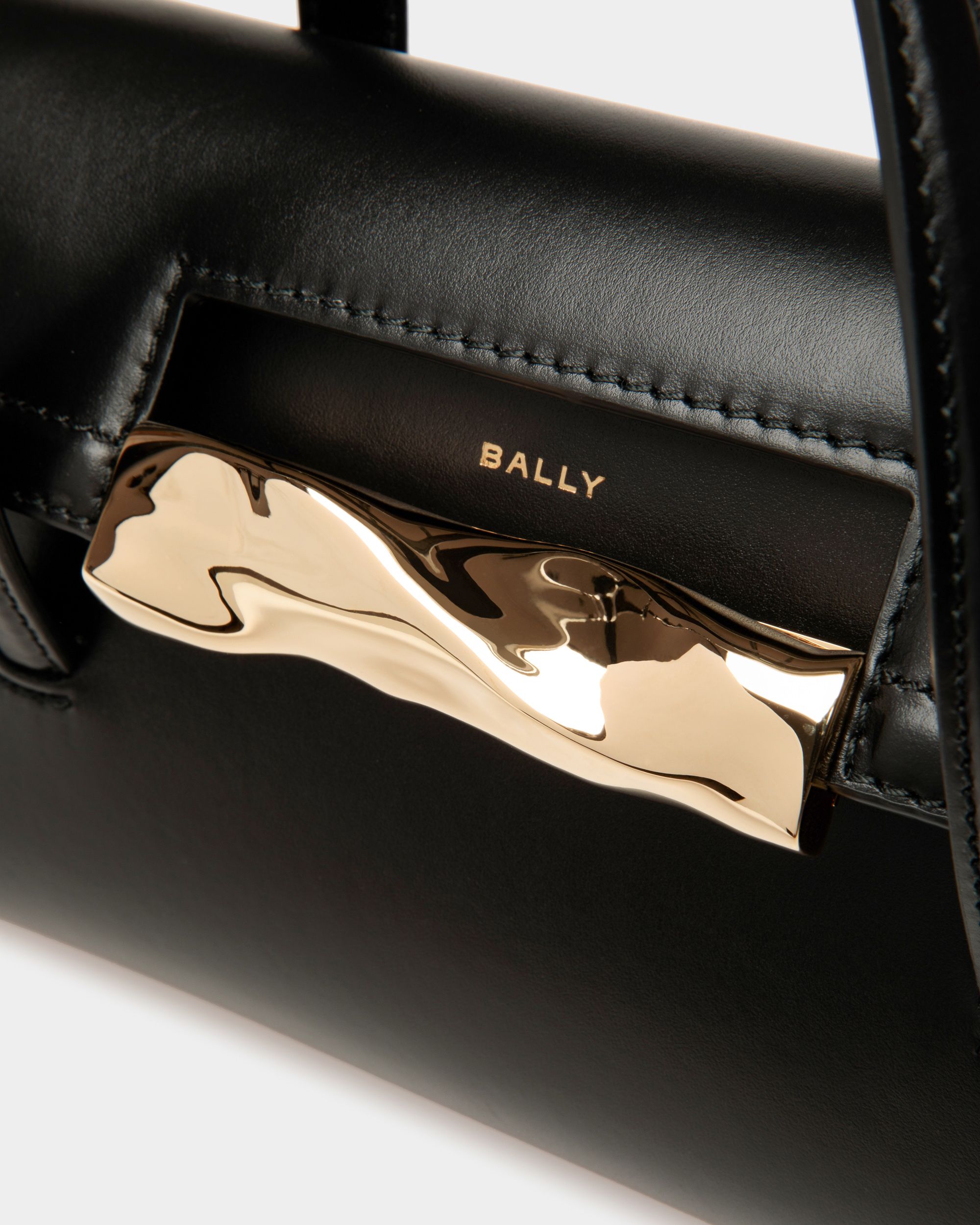 Baroque Minibag Aus Leder in Schwarz - Damen - Bally - 05