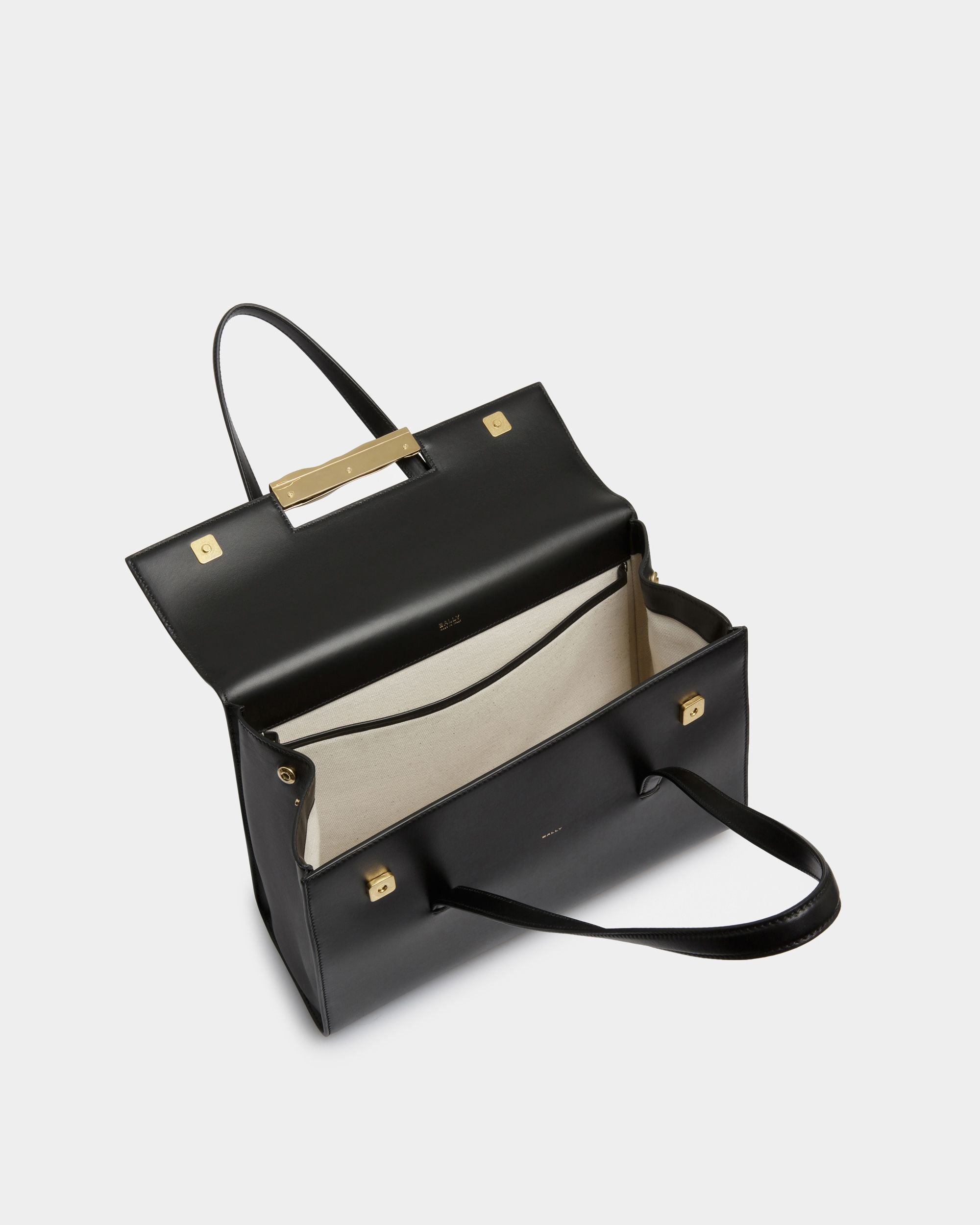 Baroque Umhängetasche Aus Leder in Schwarz - Damen - Bally - 05