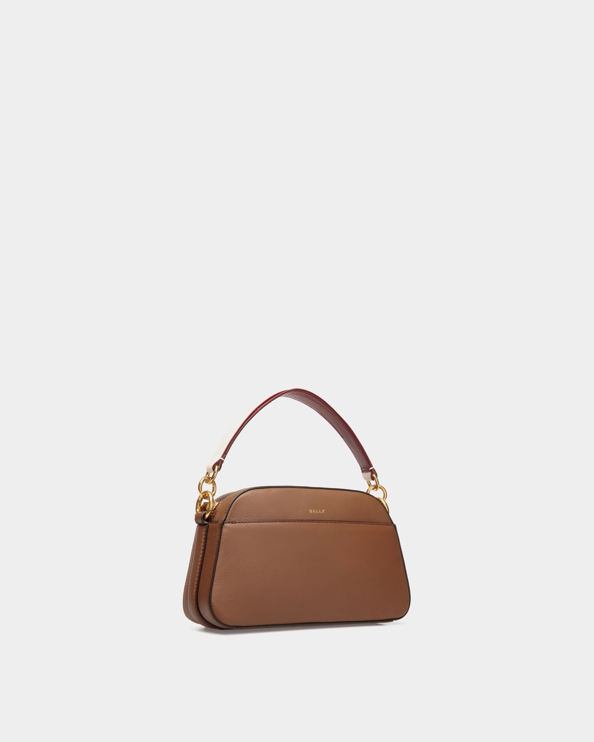 Code Umhängetasche Aus Leder In Braun - Damen - Bally - 03