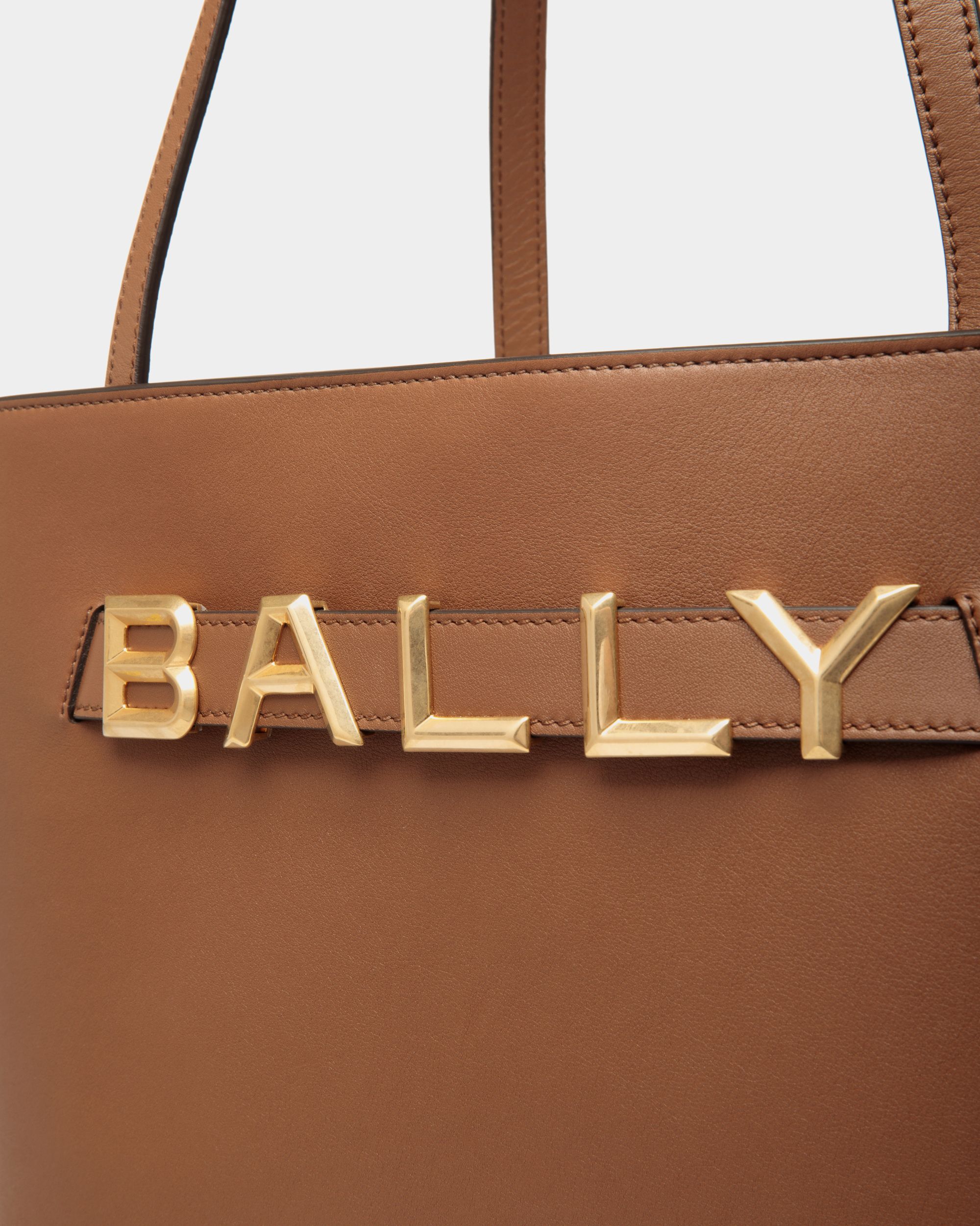 Bally Spell Tragetasche Aus Leder In Braun - Damen - Bally - 05