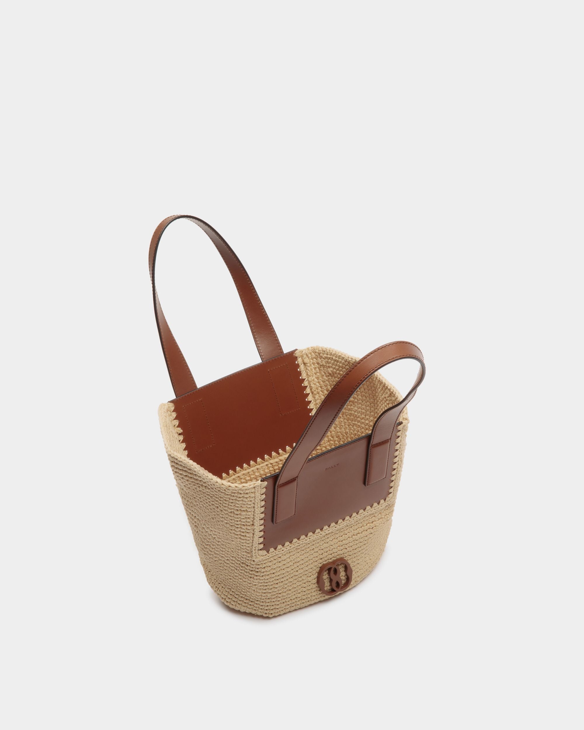 Lace Tragetasche Aus Baumwolle Und Leder - Damen - Bally - 04