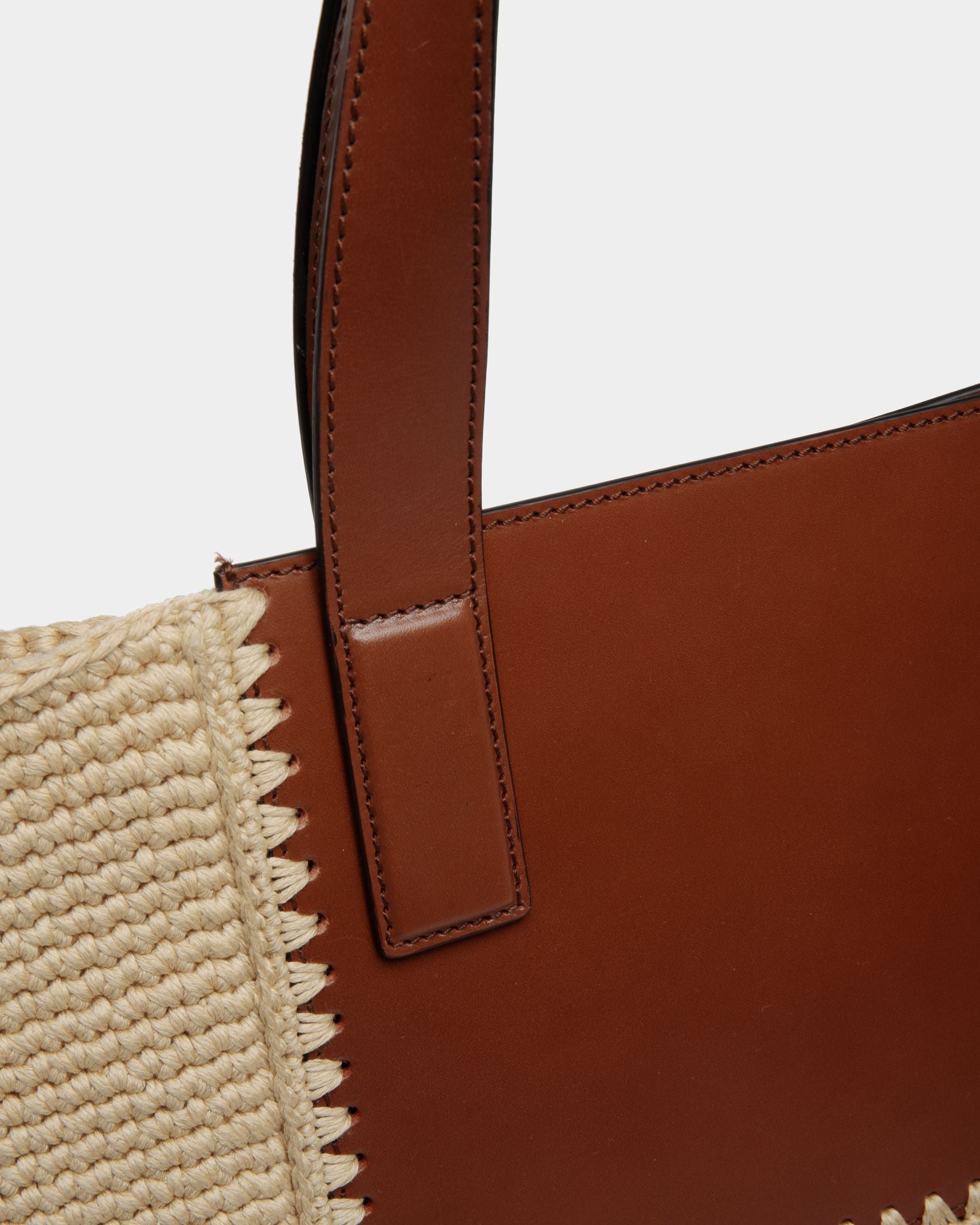 Lace Tragetasche Aus Baumwolle Und Leder - Damen - Bally - 05