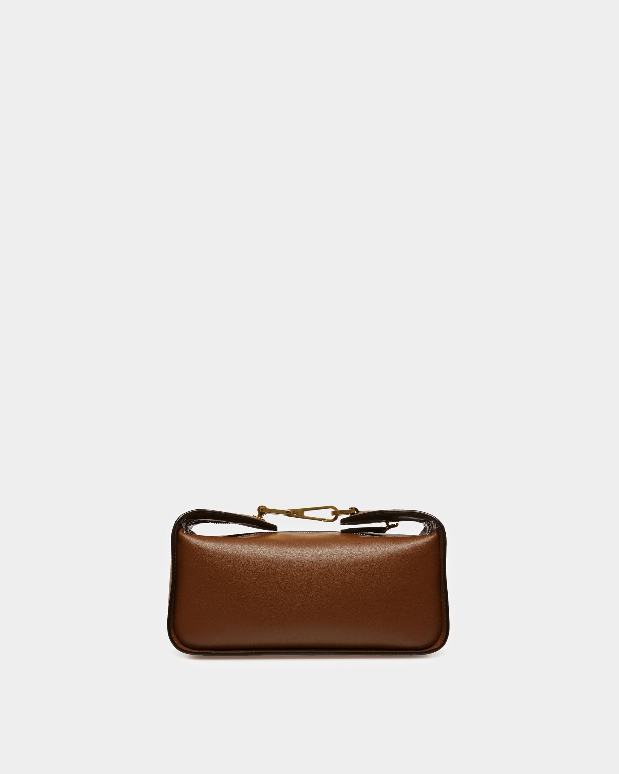 B-Hook Schultertasche Aus Leder In Braun - Damen - Bally - 03