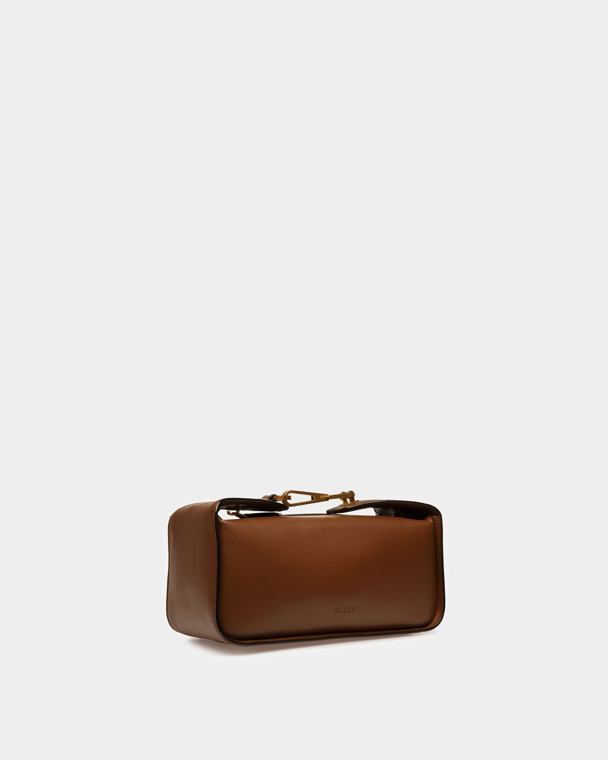 B-Hook Schultertasche Aus Leder In Braun - Damen - Bally - 07
