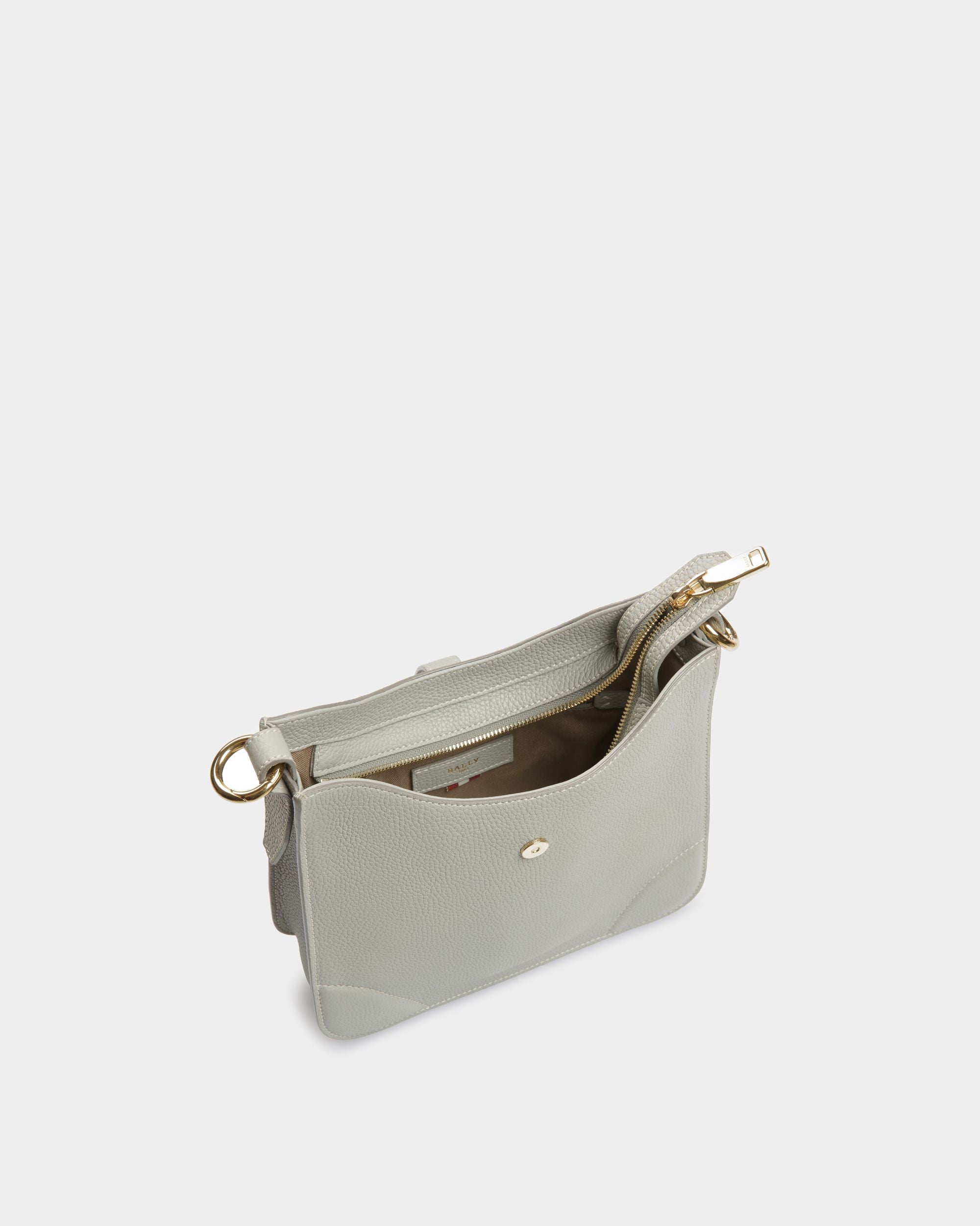 Lavynia Small Hobo-Tasche Aus Hellblauem Leder - Damen - Bally - 03