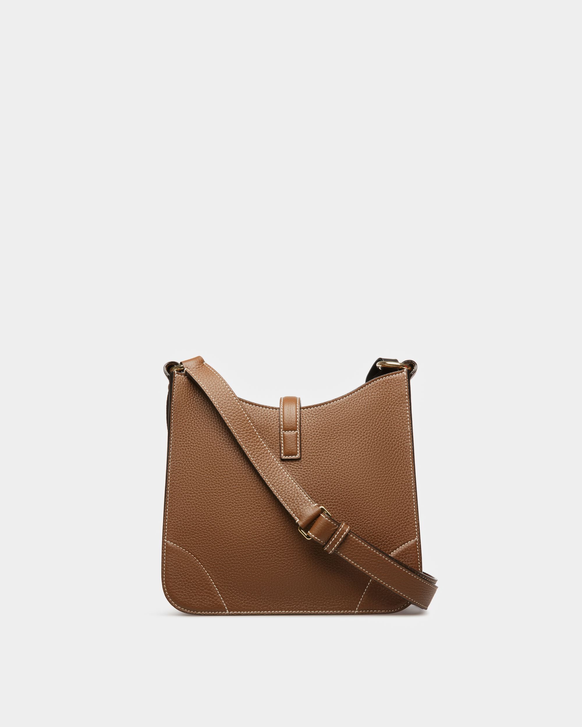 Lavynia Small Hobo-Tasche Aus Braunem Leder - Damen - Bally - 05