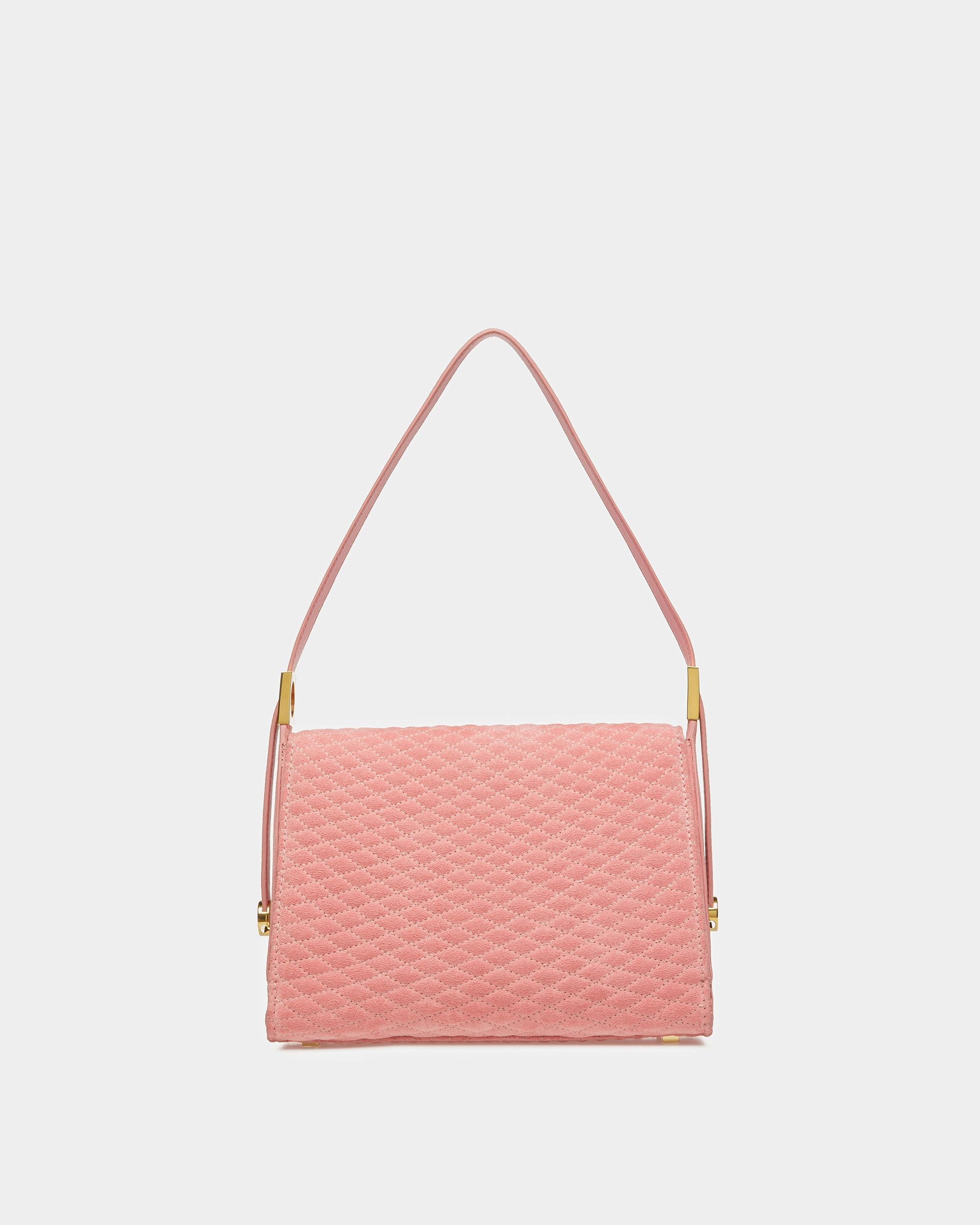 Emblem Henkeltasche Aus Gestepptem Veloursleder - Damen - Bally - 03