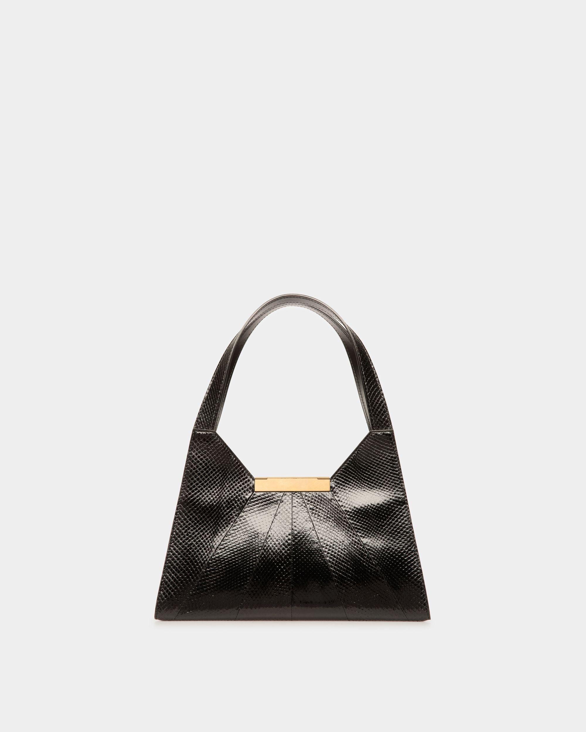 Tilt Schultertasche Aus Leder In Schwarz - Damen - Bally - 03