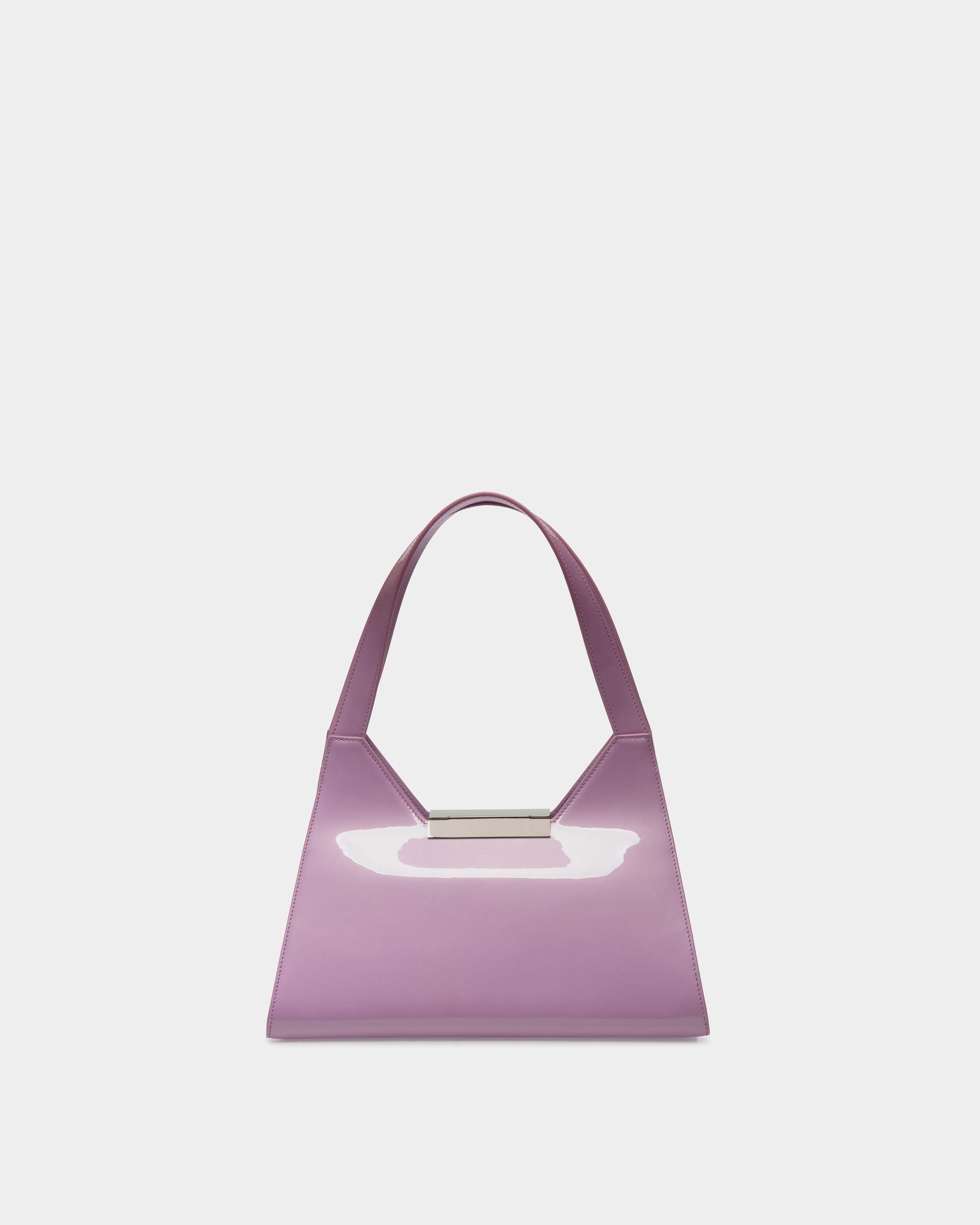 Tilt Schultertasche Aus Leder In Flieder - Damen - Bally - 02
