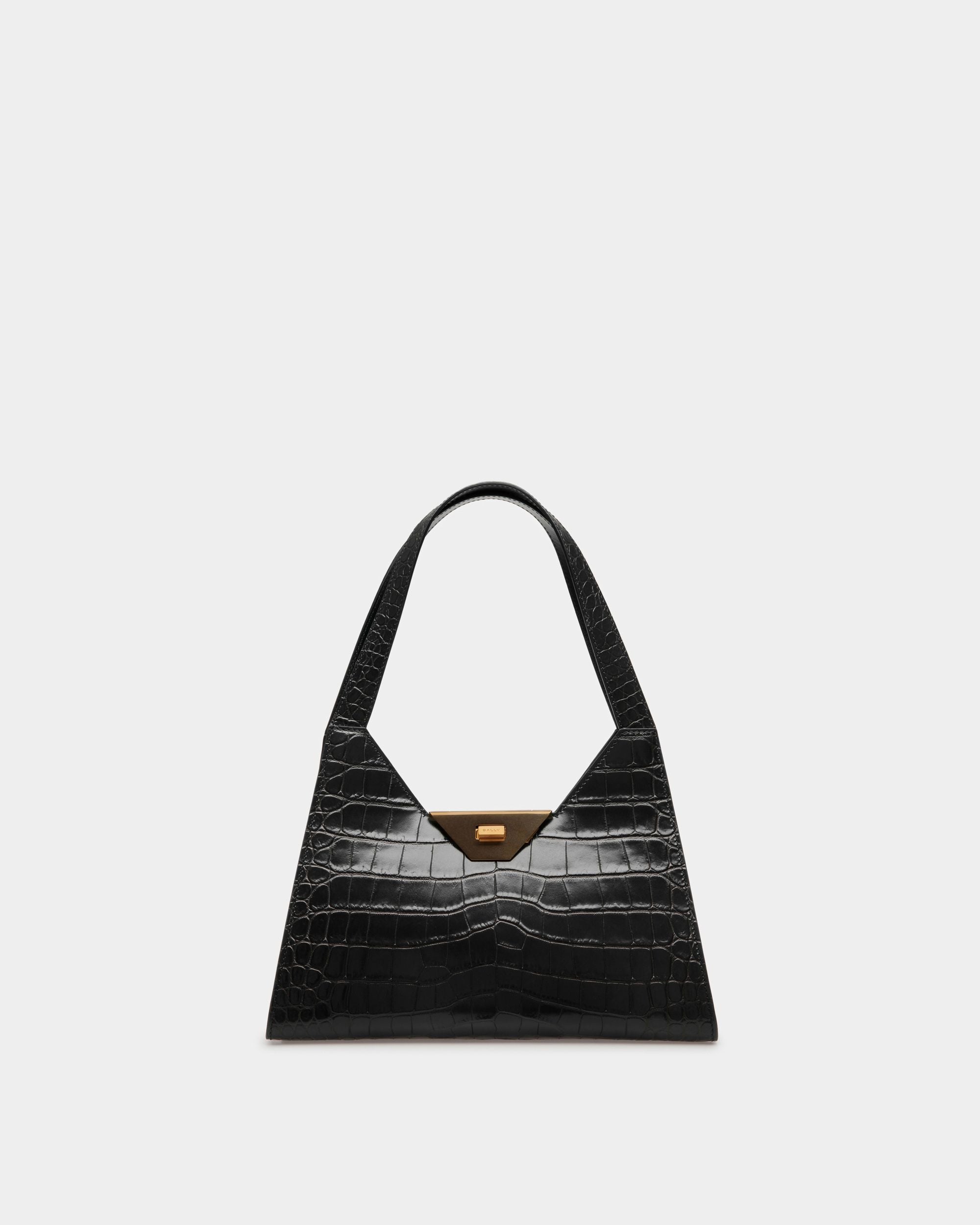 Trilliant Schultertasche Aus Leder In Schwarz - Damen - Bally - 01