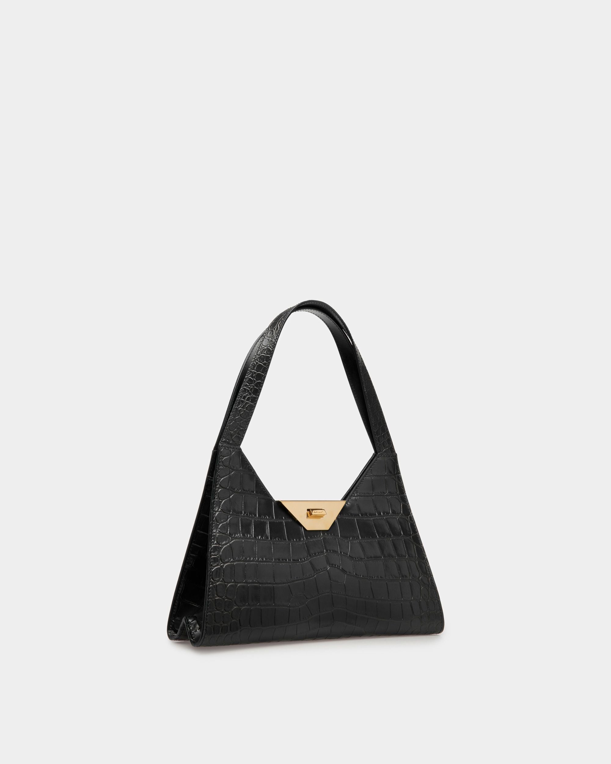 Trilliant Schultertasche Aus Leder In Schwarz - Damen - Bally - 03