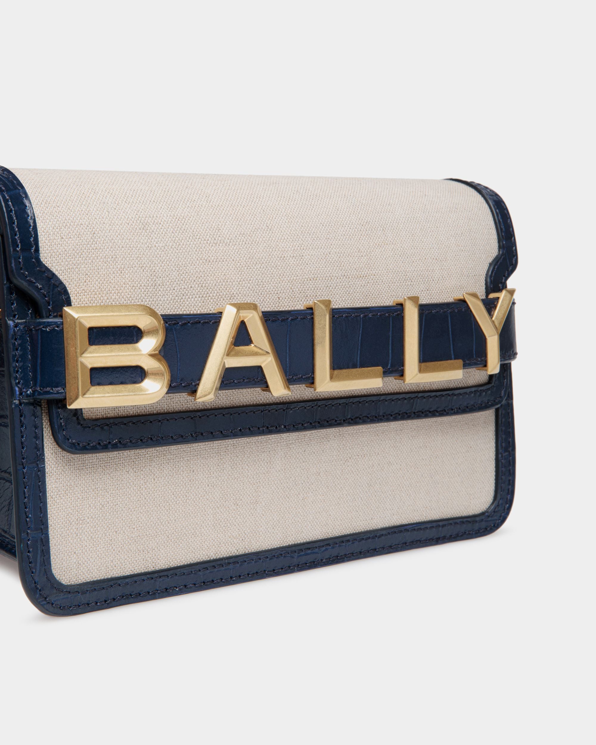 Bally Spell Umhängetasche Aus Naturfarbenem Canvas - Damen - Bally - 05