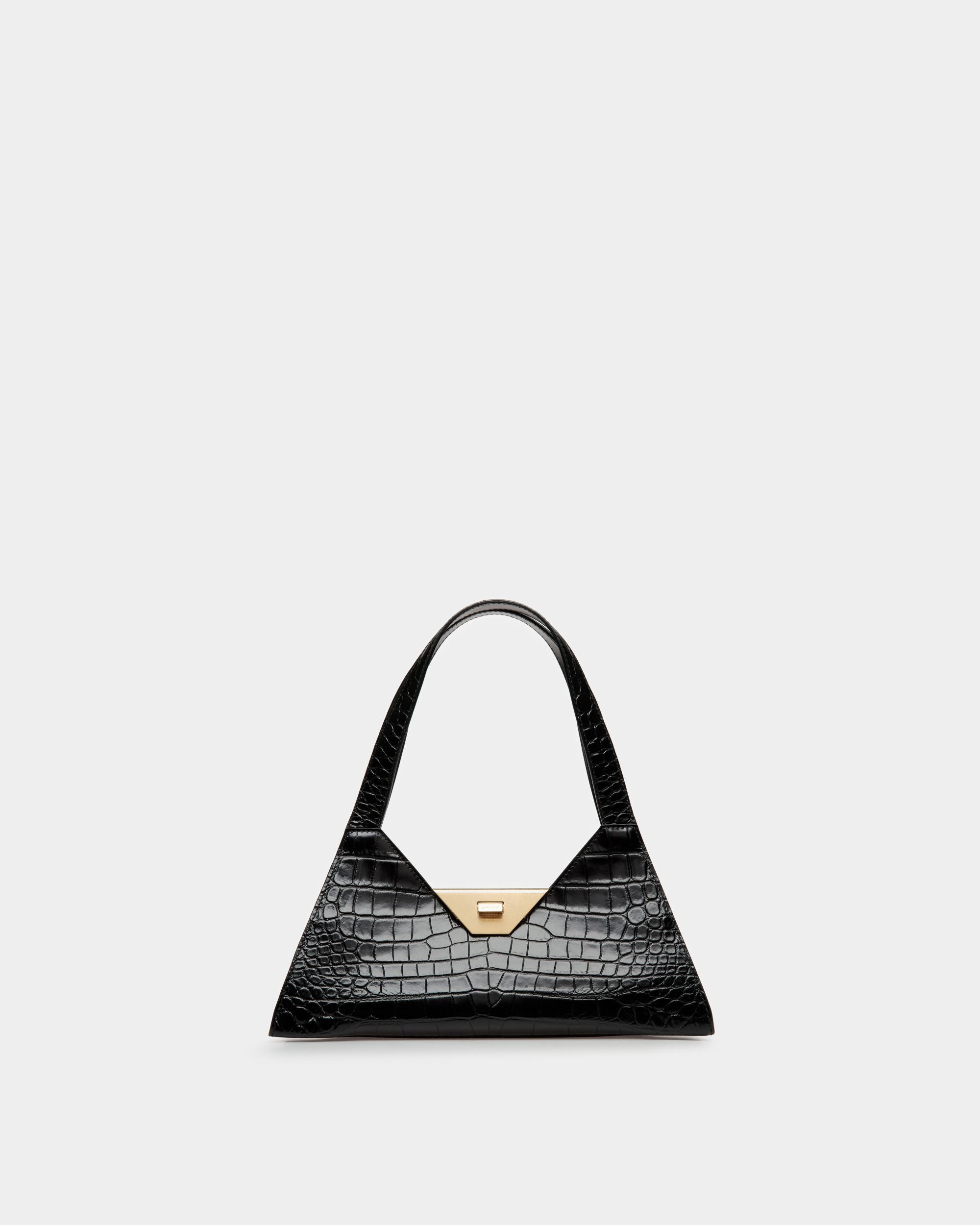 Trilliant Kleine Schultertasche Aus Leder In Schwarz - Damen - Bally - 01