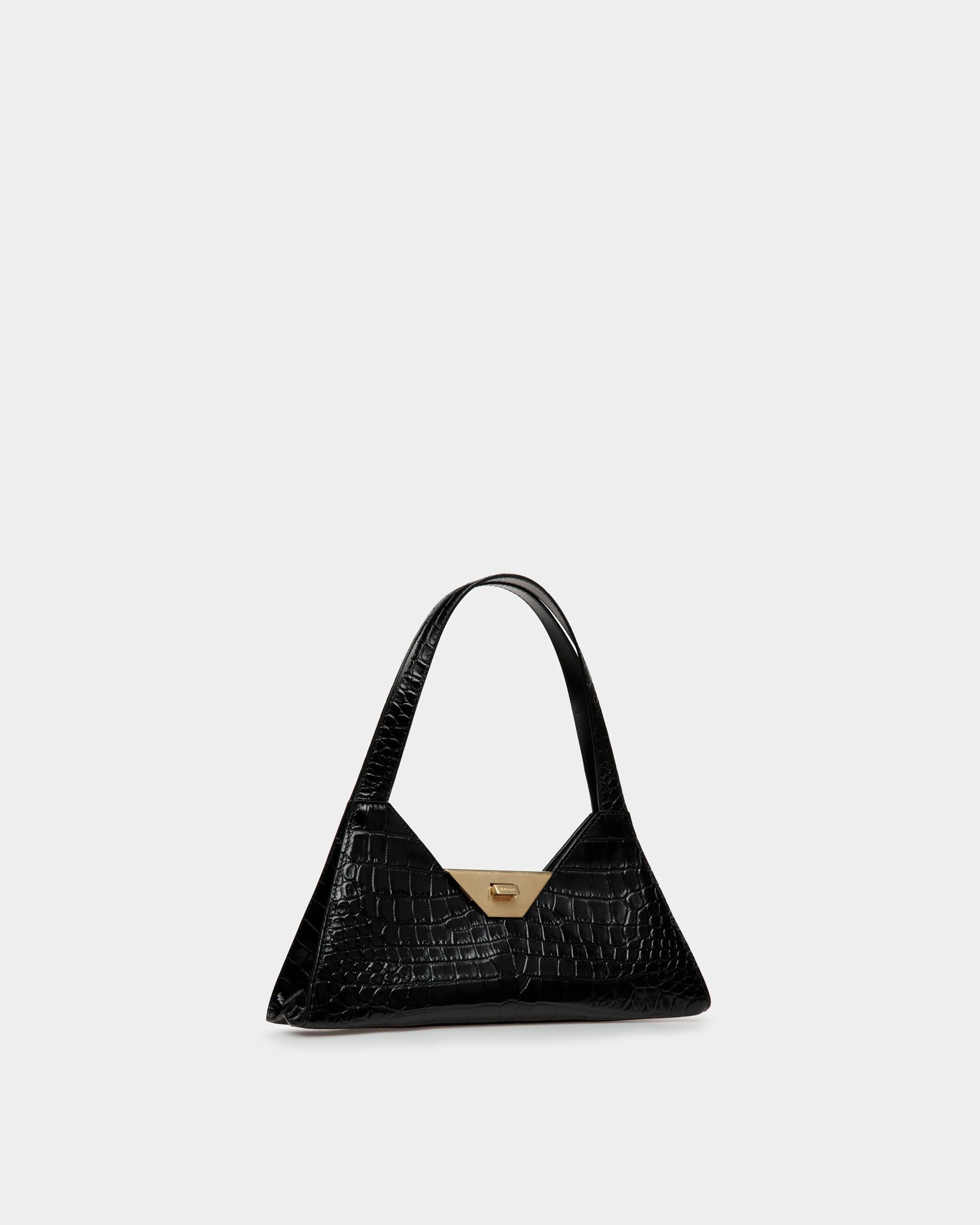 Trilliant Kleine Schultertasche Aus Leder In Schwarz - Damen - Bally - 04