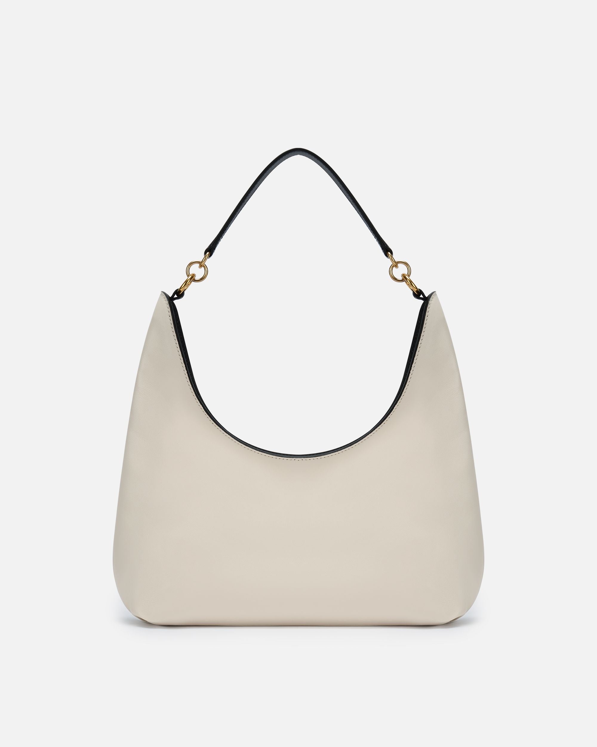 CVD Hobo-Tasche Aus Weißem Und Schwarzem Leder - Damen - Bally - 03