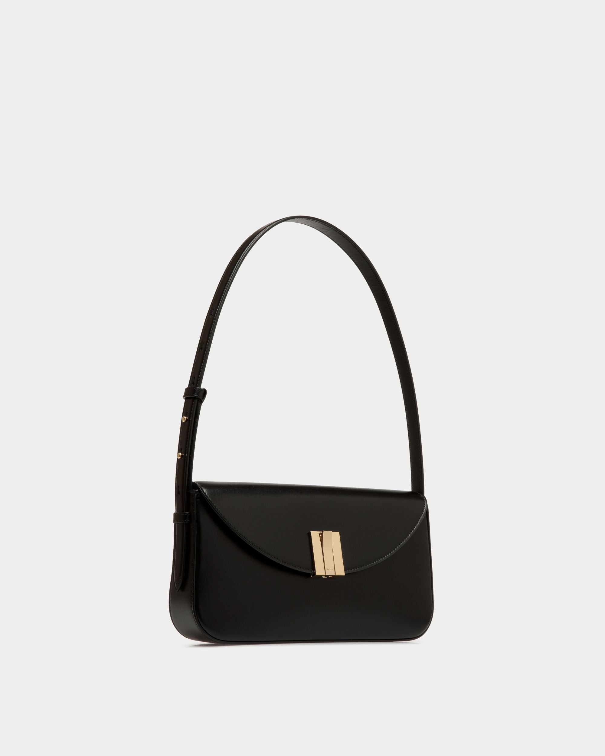 Kleine Schultertasche Ollam Aus Leder In Schwarz - Damen - Bally - 03