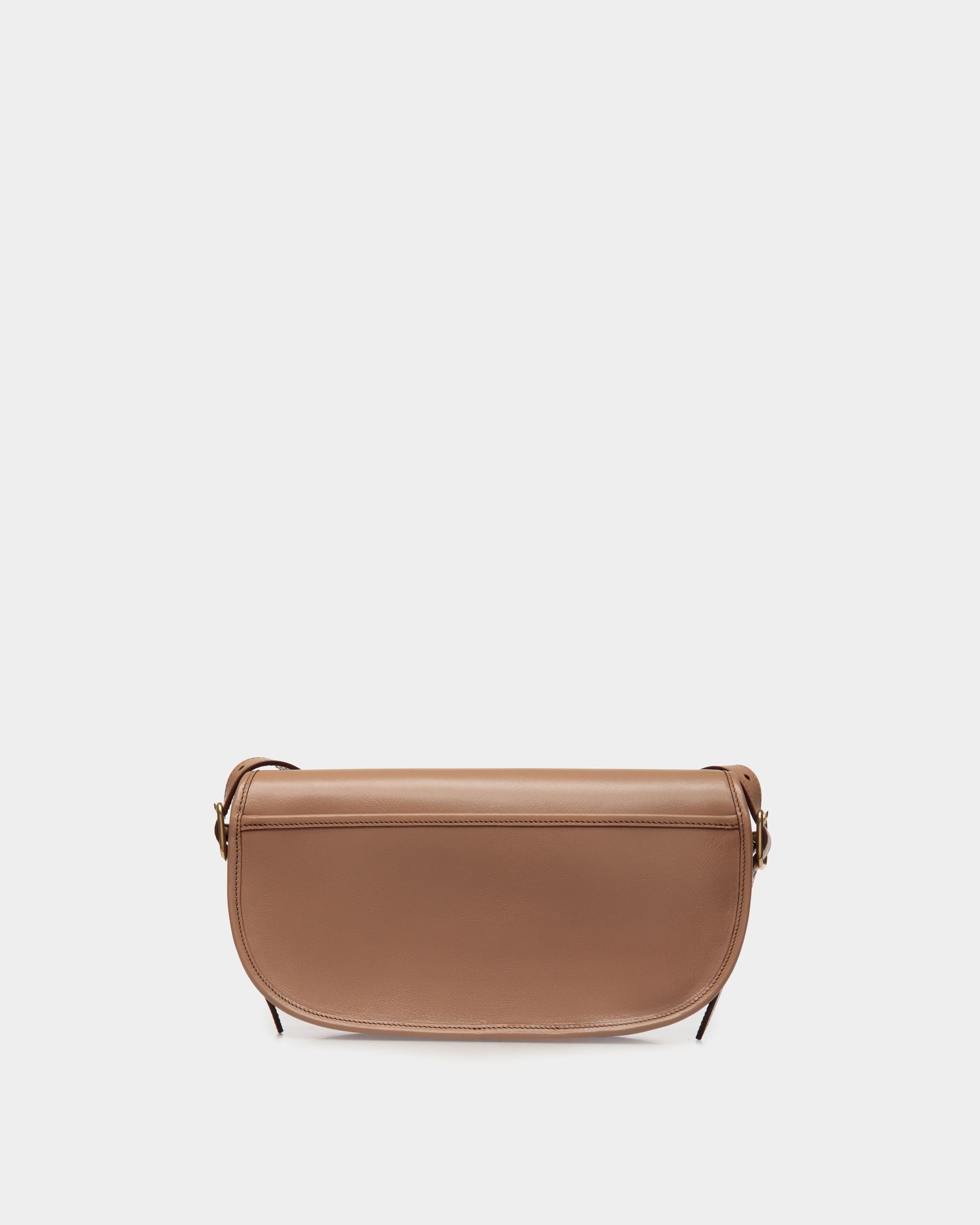 Beckett Umhängetasche Aus Leder In Praline Beige - Damen - Bally - 03