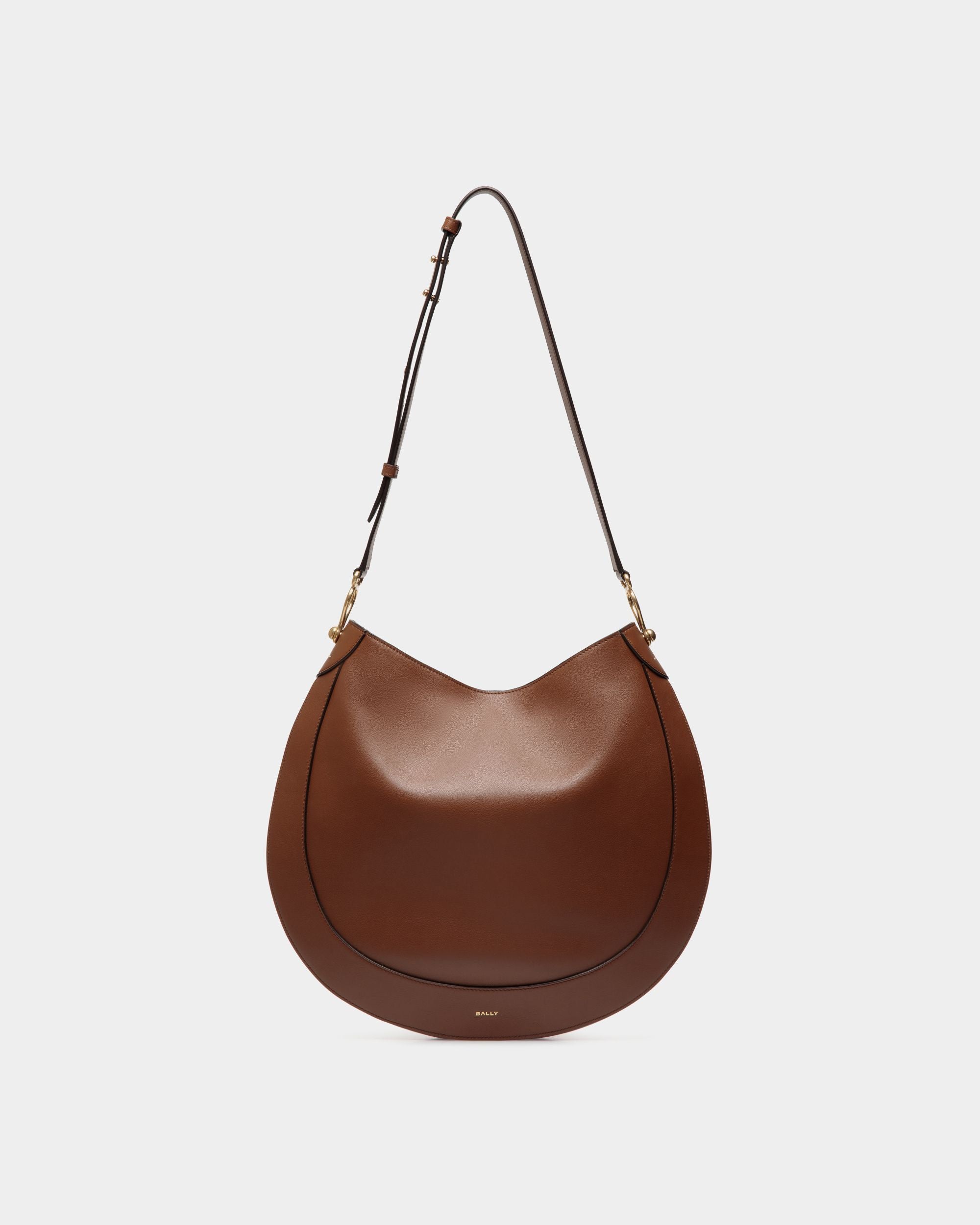 Hobo-Tasche Lune Aus Leder In Braun - Damen - Bally - 01