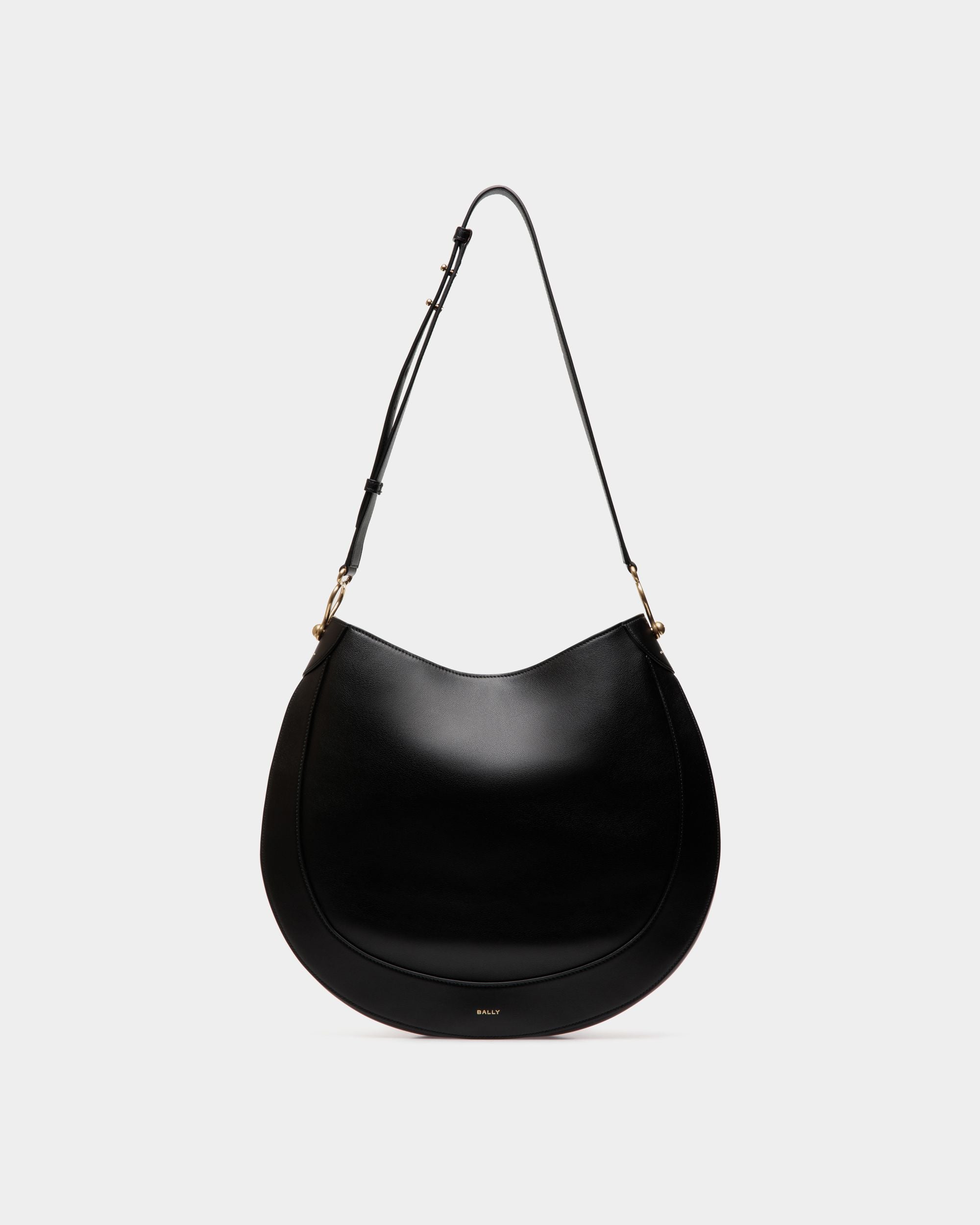 Hobo-Tasche Lune Aus Leder In Schwarz - Damen - Bally - 01