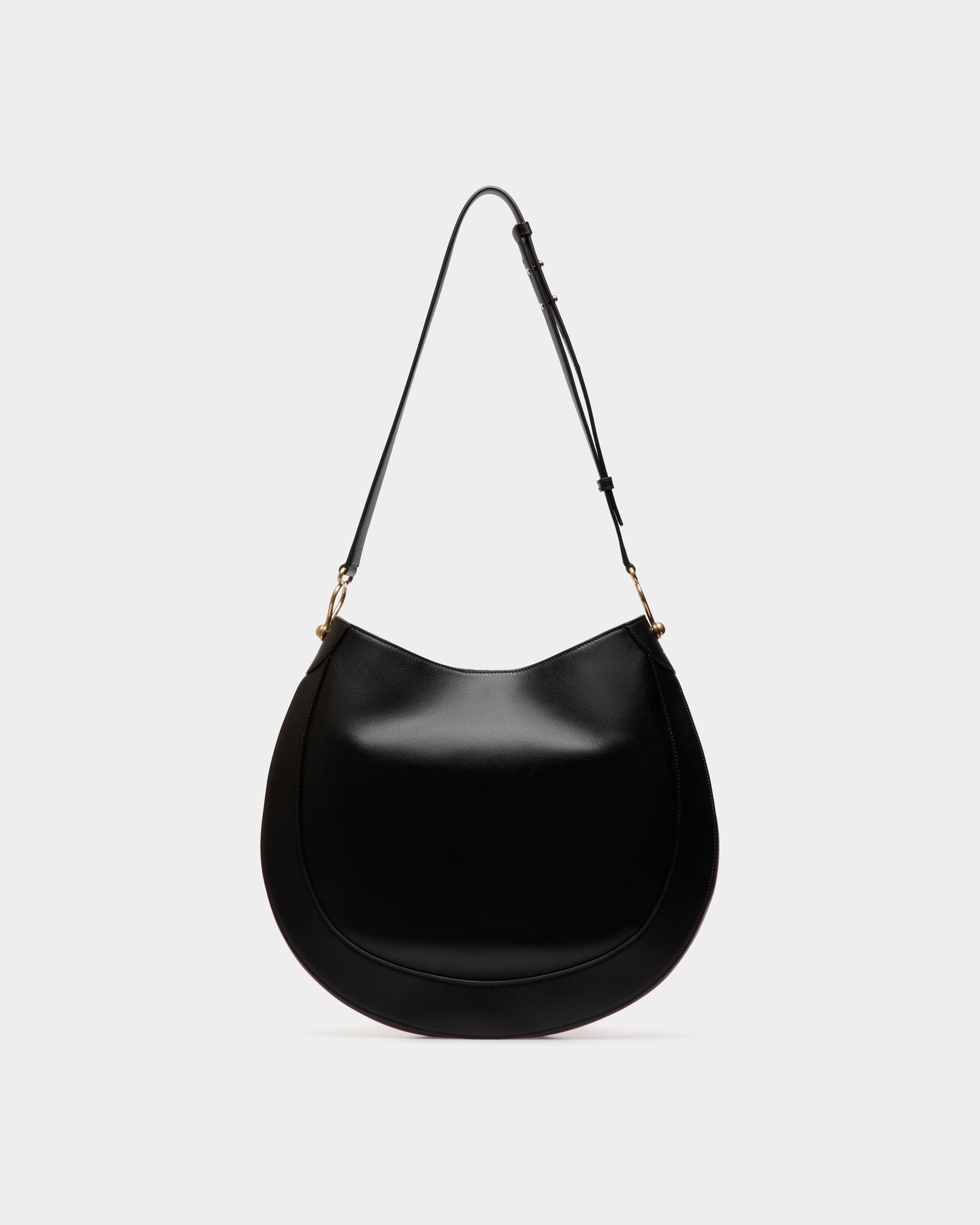 Hobo-Tasche Lune Aus Leder In Schwarz - Damen - Bally - 03