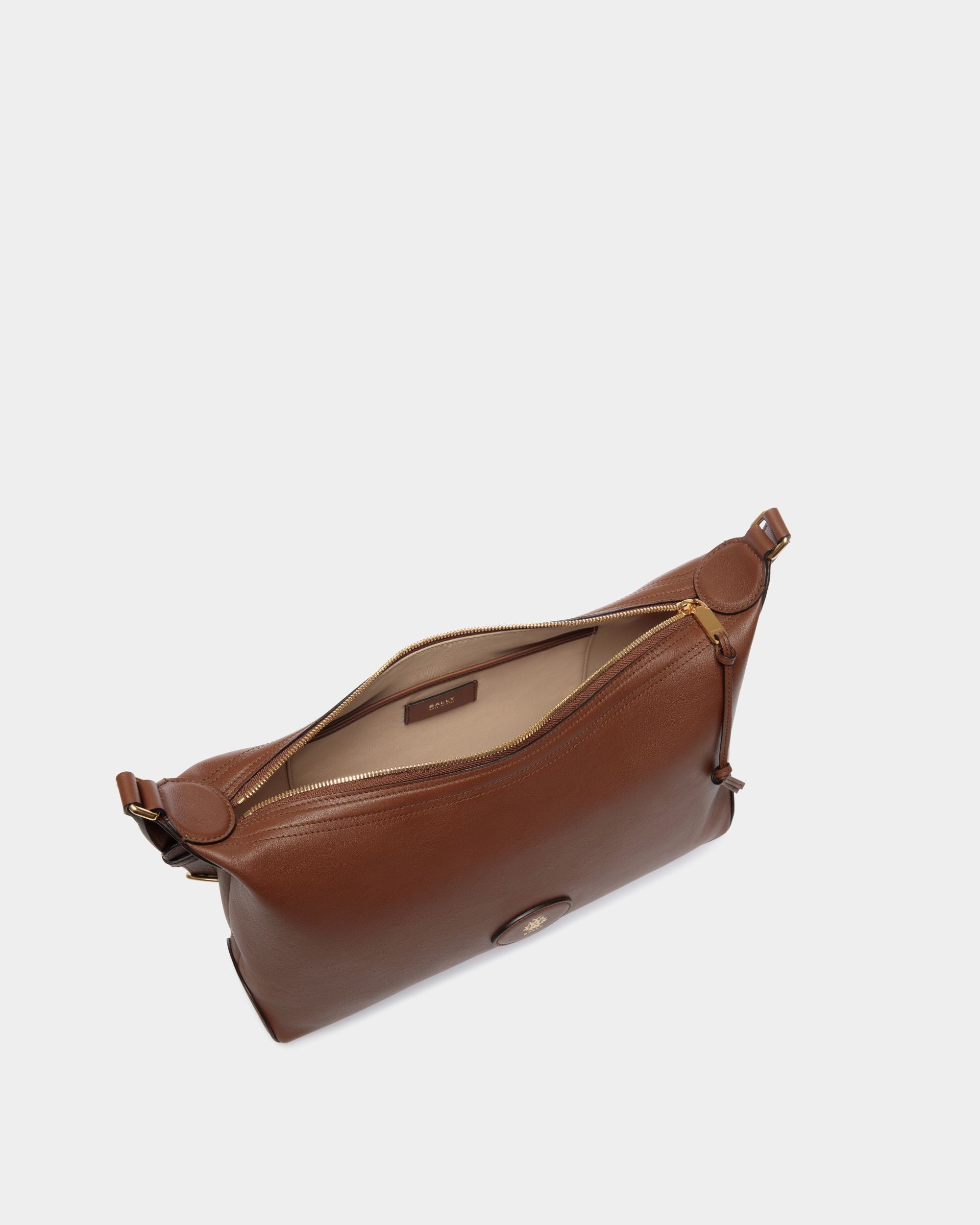 Queen Hobo-Tasche Lune Aus Leder In Braun - Damen - Bally - 05