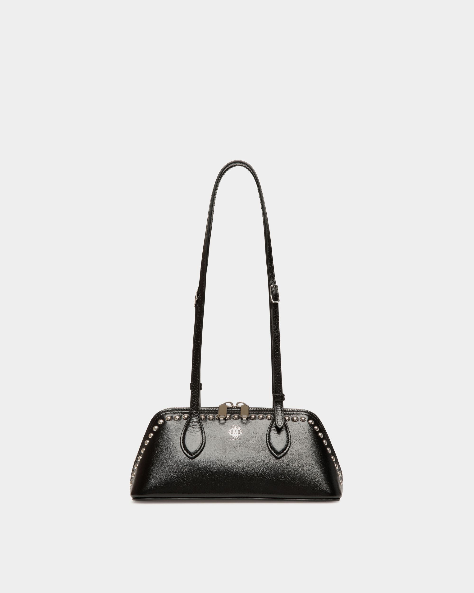 Ray Minitasche Aus Schwarzem Leder Mit Nieten - Damen - Bally - 01