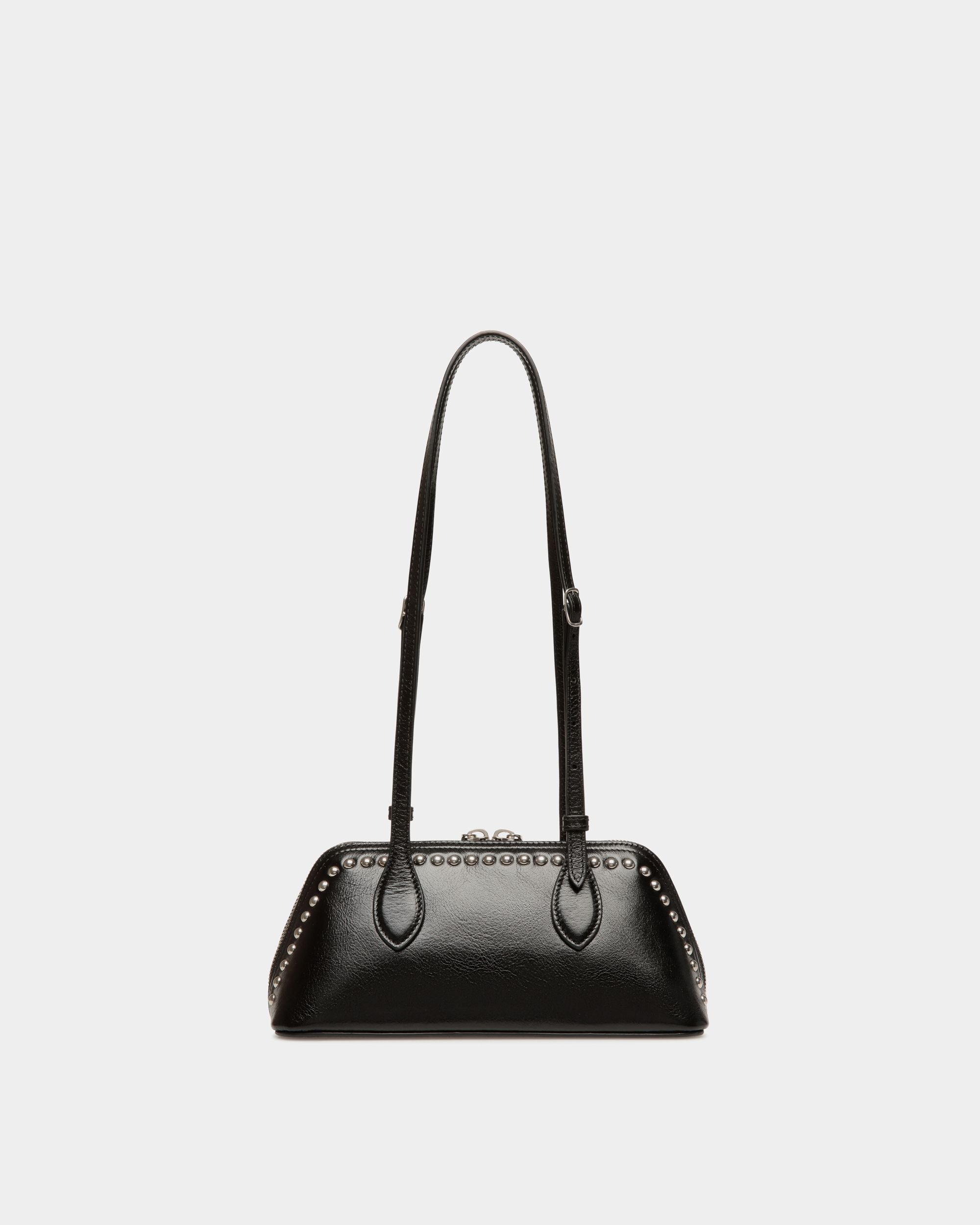 Ray Minitasche Aus Schwarzem Leder Mit Nieten - Damen - Bally - 03