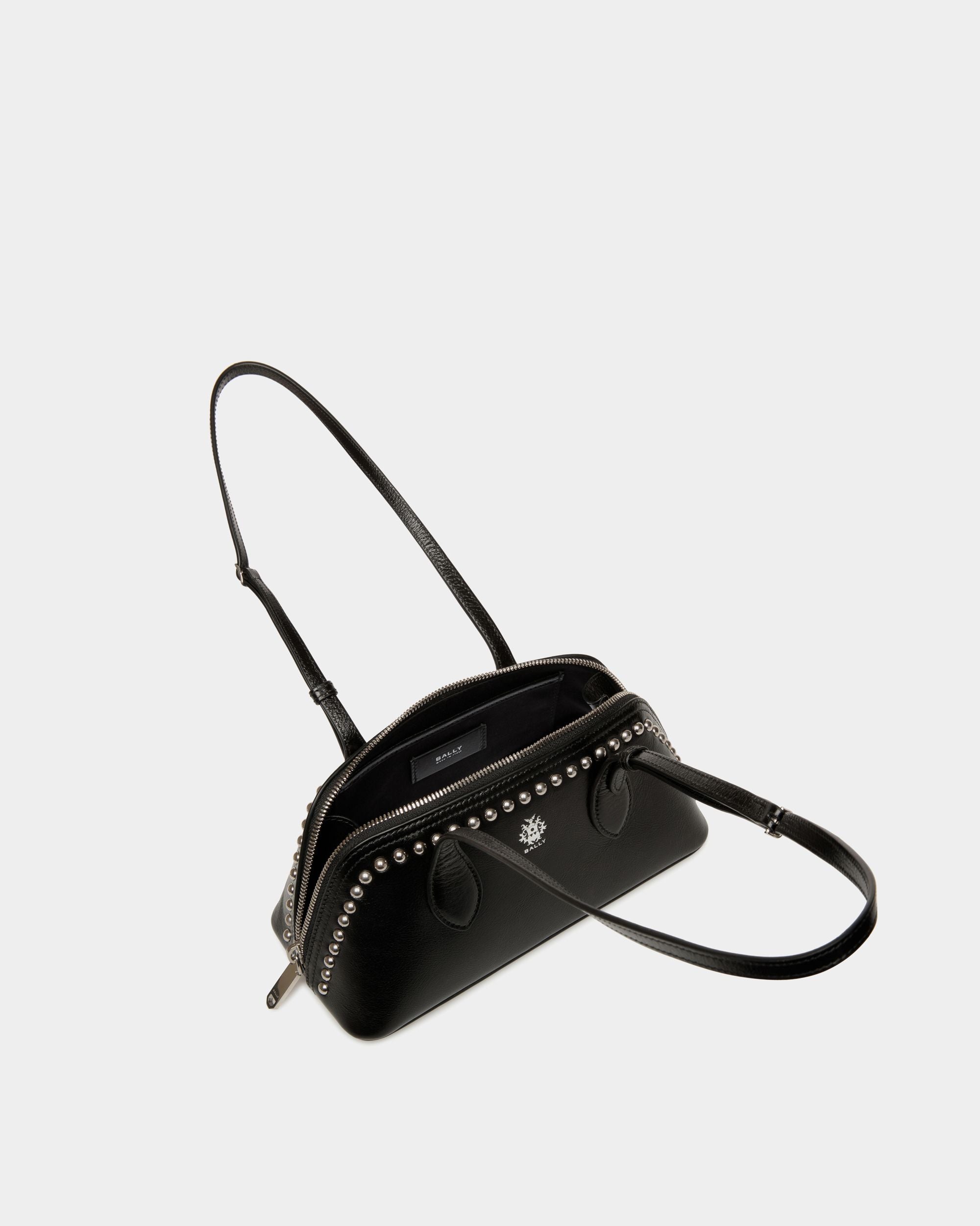 Ray Minitasche Aus Schwarzem Leder Mit Nieten - Damen - Bally - 05