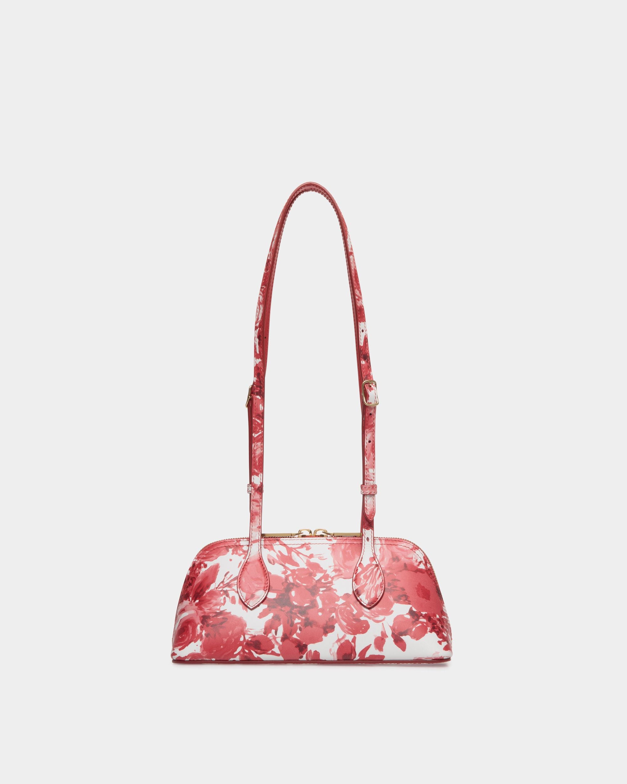 Ray Minitasche Aus Leder Mit Rosengarten-Print - Damen - Bally - 02