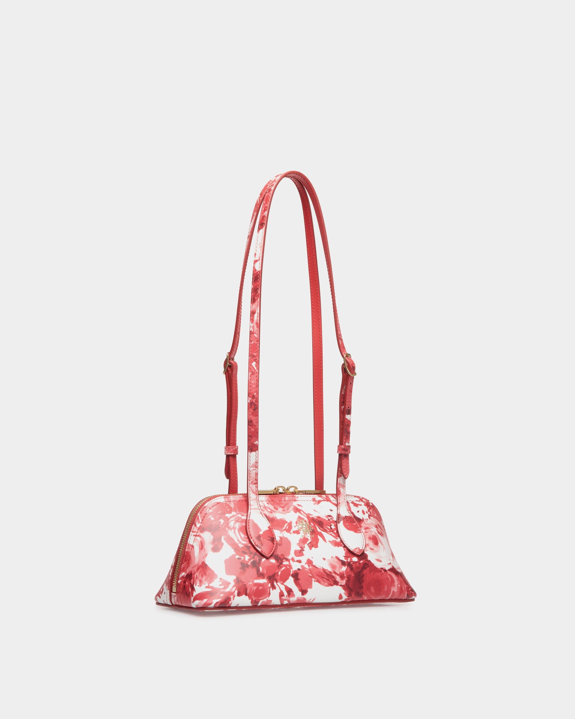Ray Minitasche Aus Leder Mit Rosengarten-Print - Damen - Bally - 03