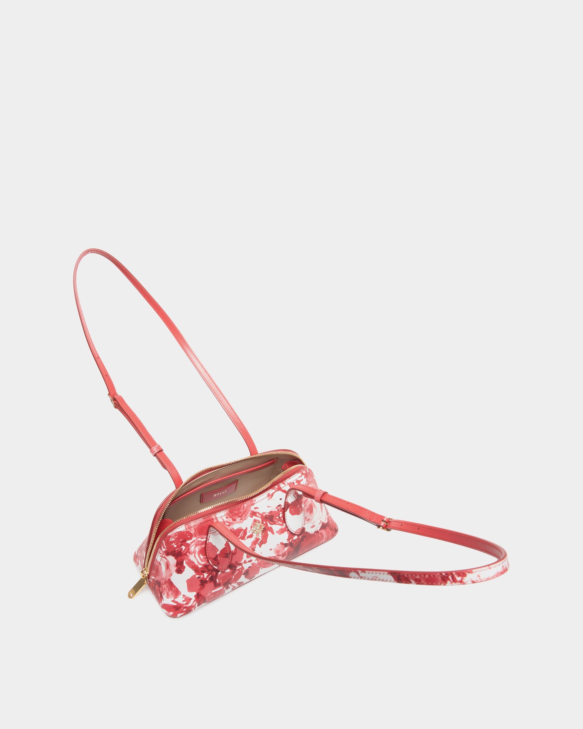 Ray Minitasche Aus Leder Mit Rosengarten-Print - Damen - Bally - 04