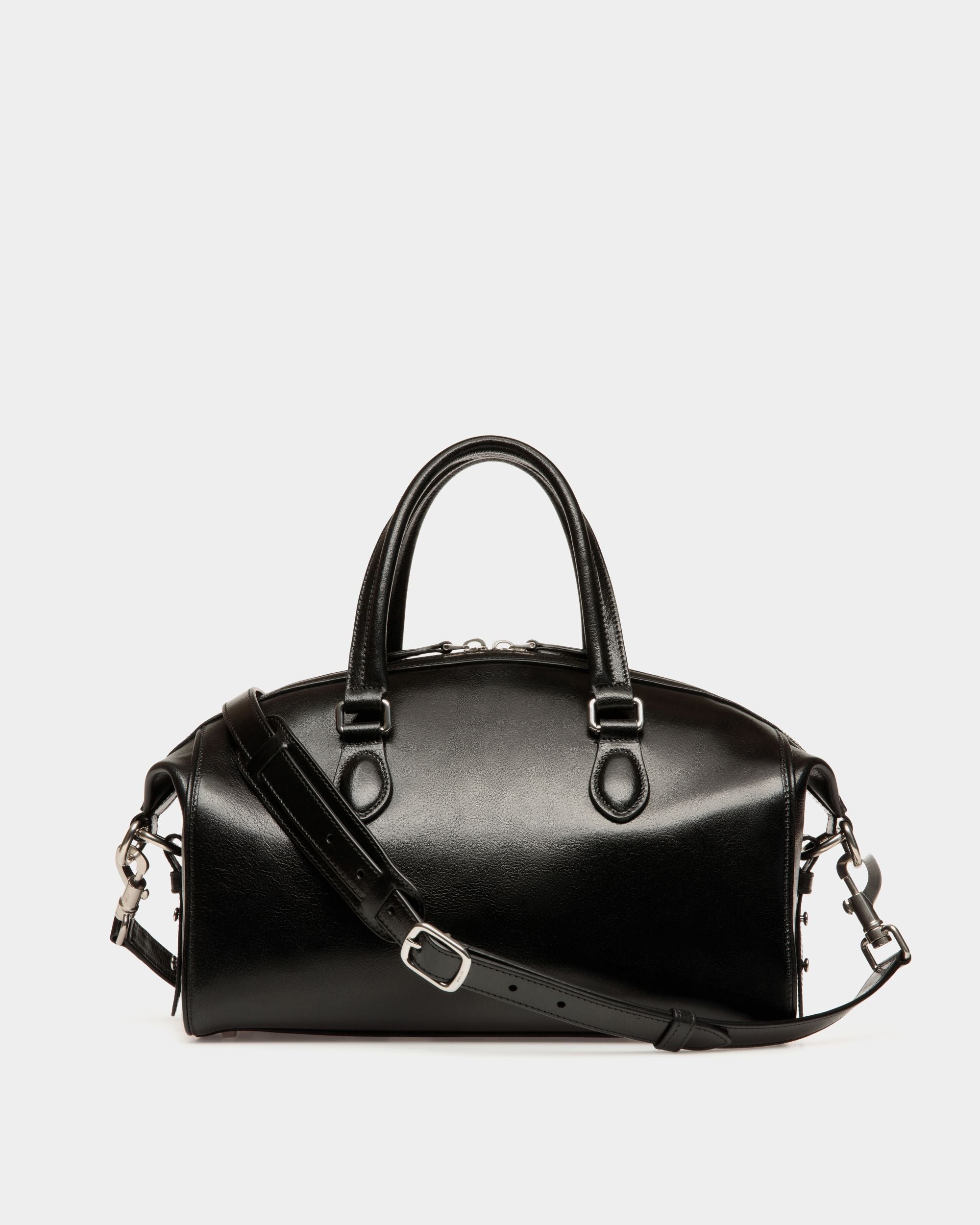 Henkeltasche Beckett Aus Leder In Schwarz - Damen - Bally - 03