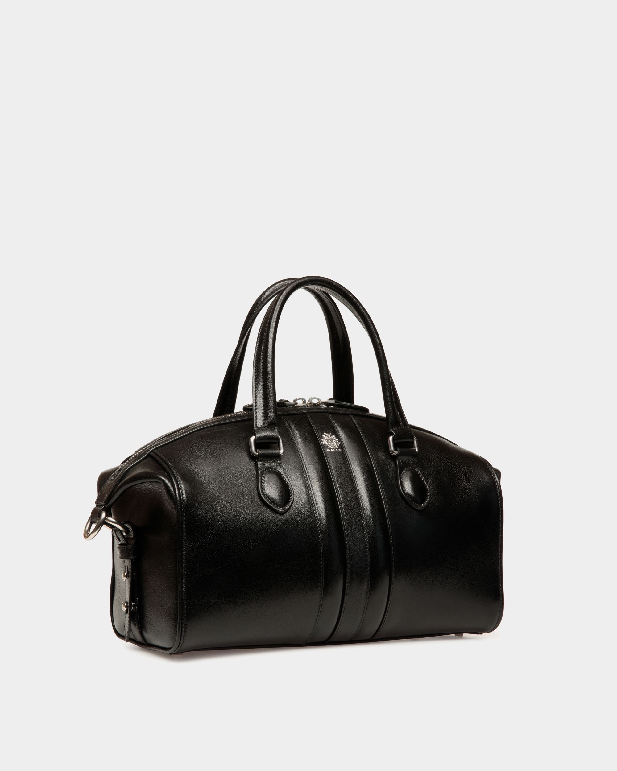 Henkeltasche Beckett Aus Leder In Schwarz - Damen - Bally - 04