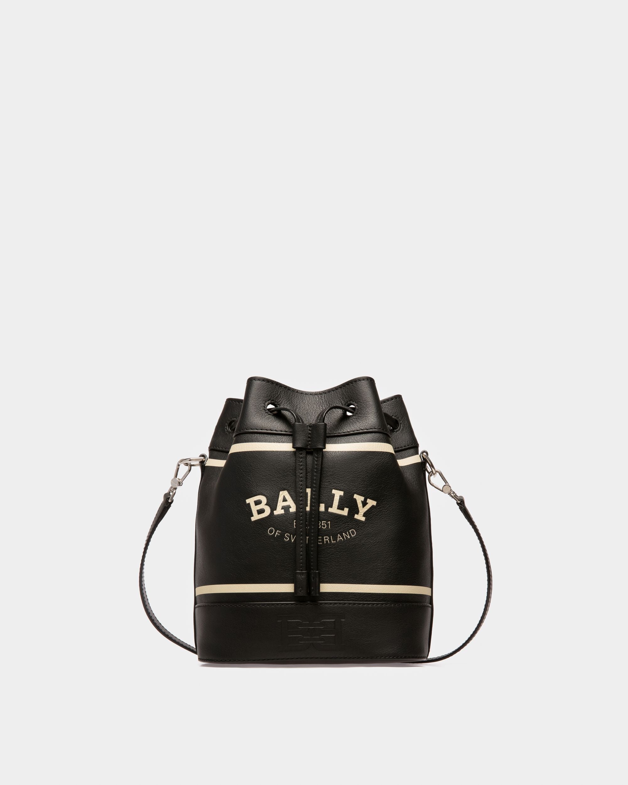 Cleoh Beuteltasche Aus Schwarzem Leder - Damen - Bally - 01