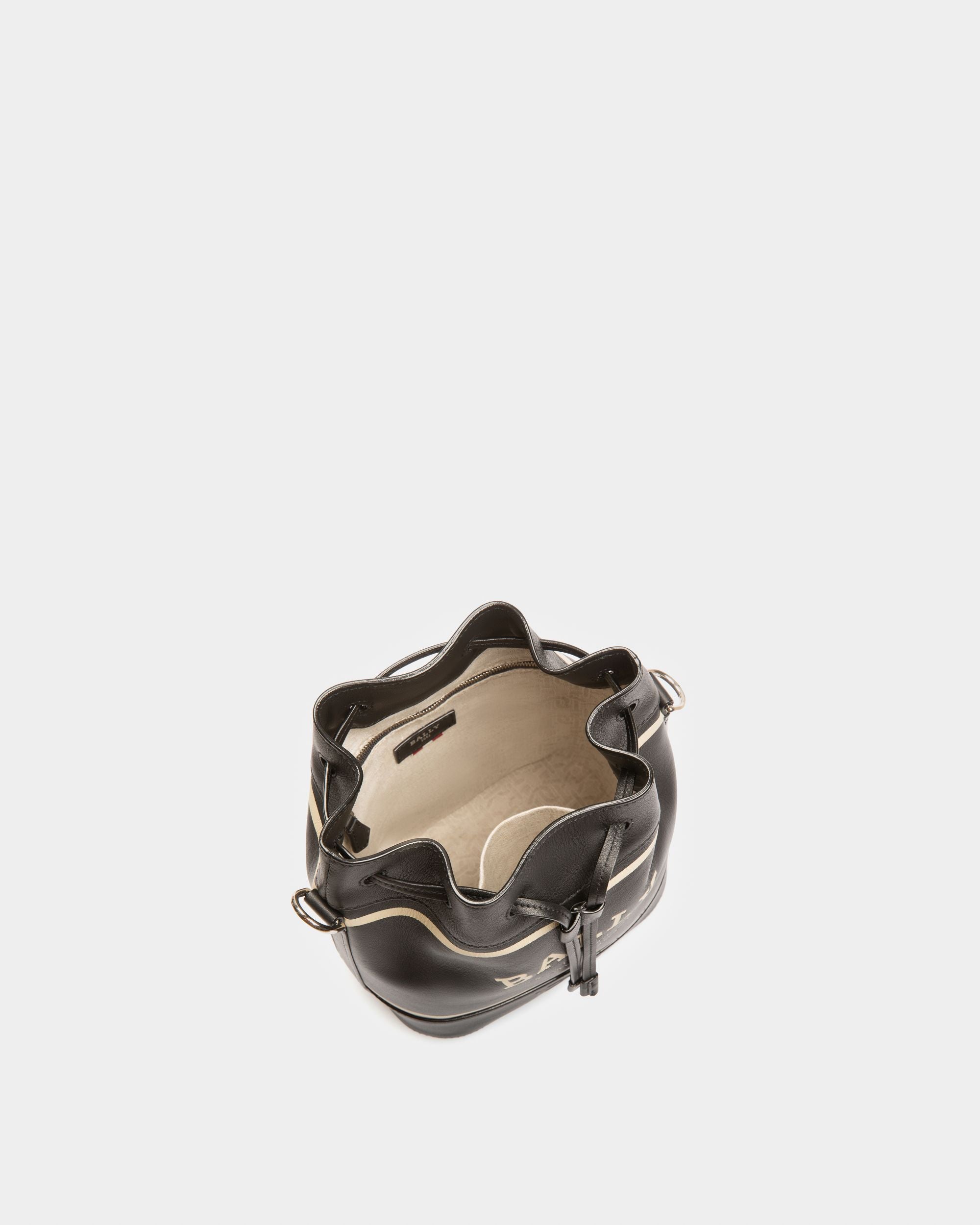 Cleoh Beuteltasche Aus Schwarzem Leder - Damen - Bally - 04