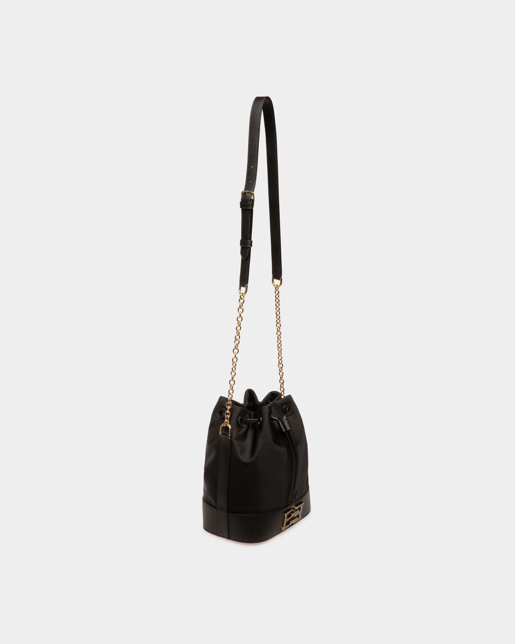 Eoh Beuteltasche Aus Schwarzem Nylon - Damen - Bally - 06