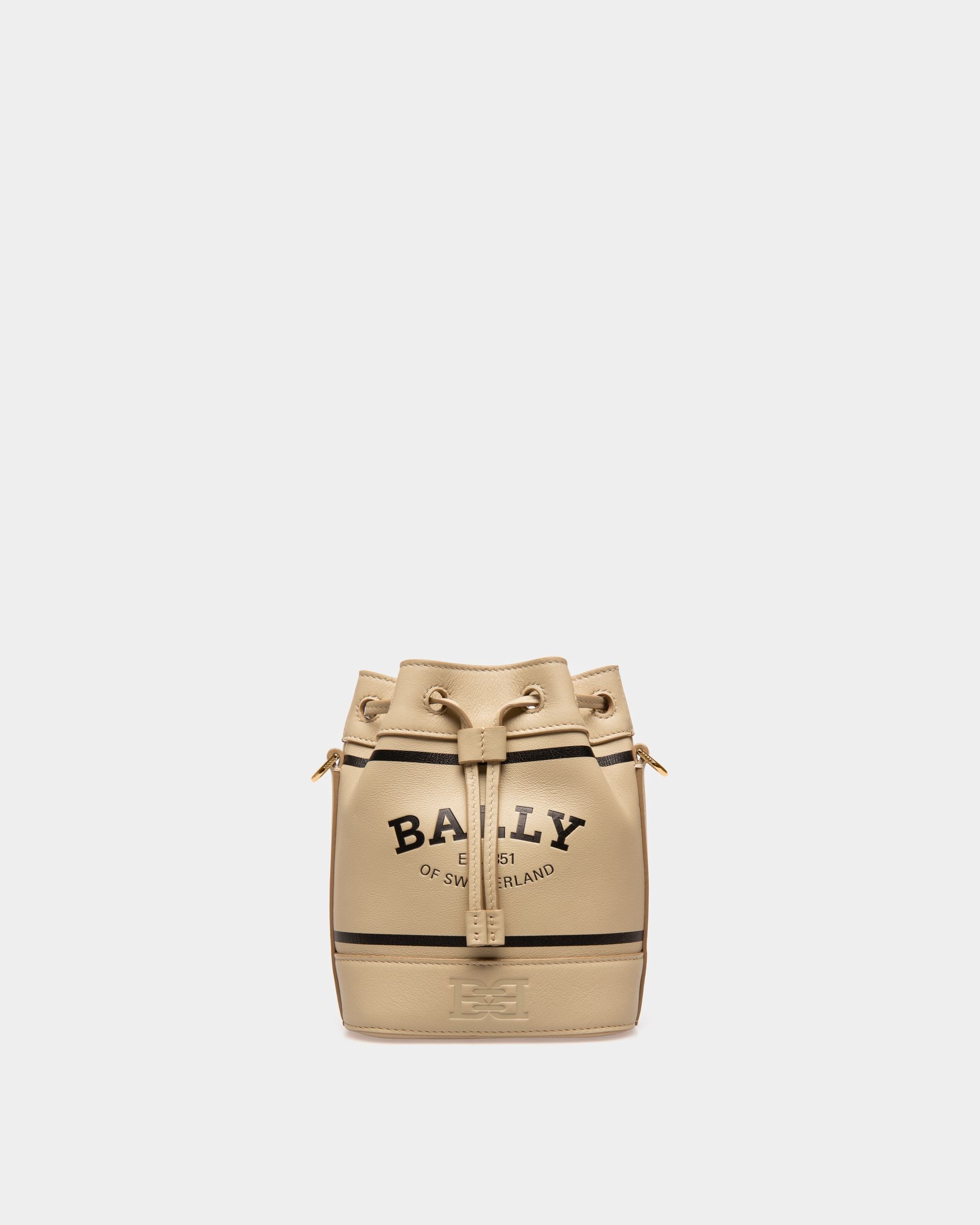 Cleoh Xs Beuteltasche Aus Hellbeigem Leder - Damen - Bally - 01