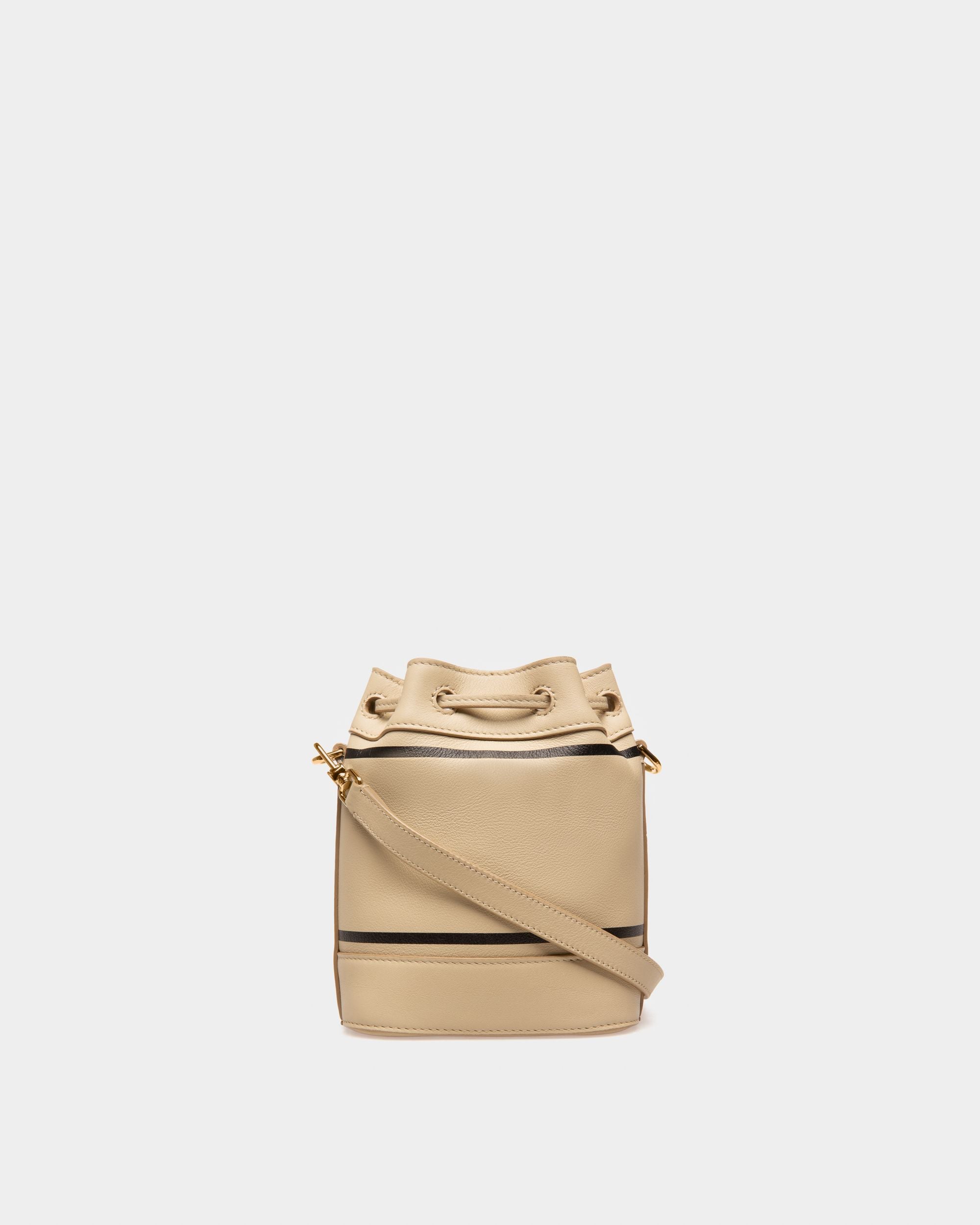 Cleoh Xs Beuteltasche Aus Hellbeigem Leder - Damen - Bally - 03